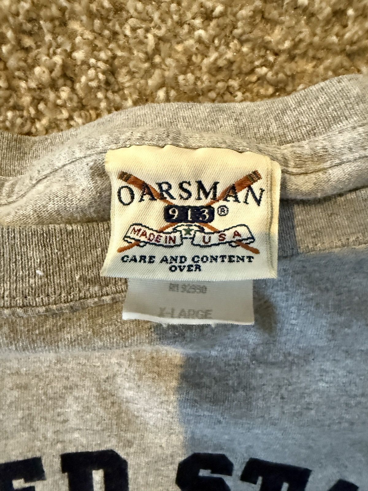 Vintage Oarsman marine corps long sleeve Size US XL / EU 56 / 4 - 5 Thumbnail