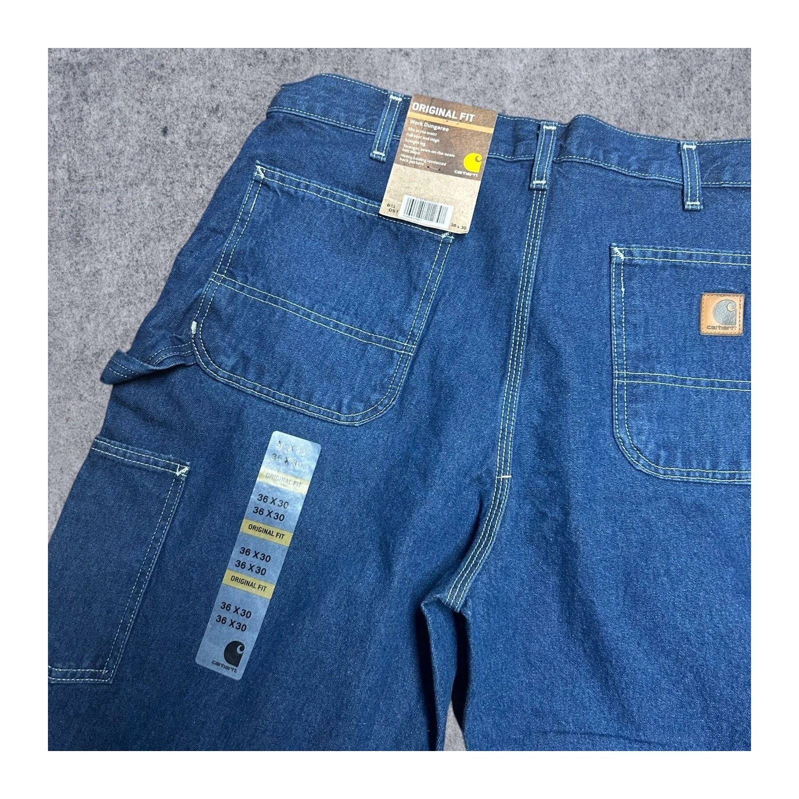 Carhartt Vintage Carhartt Blue Denim Jeans Work Dungaree Original Fit Size US 38 / EU 54 - 2 Thumbnail