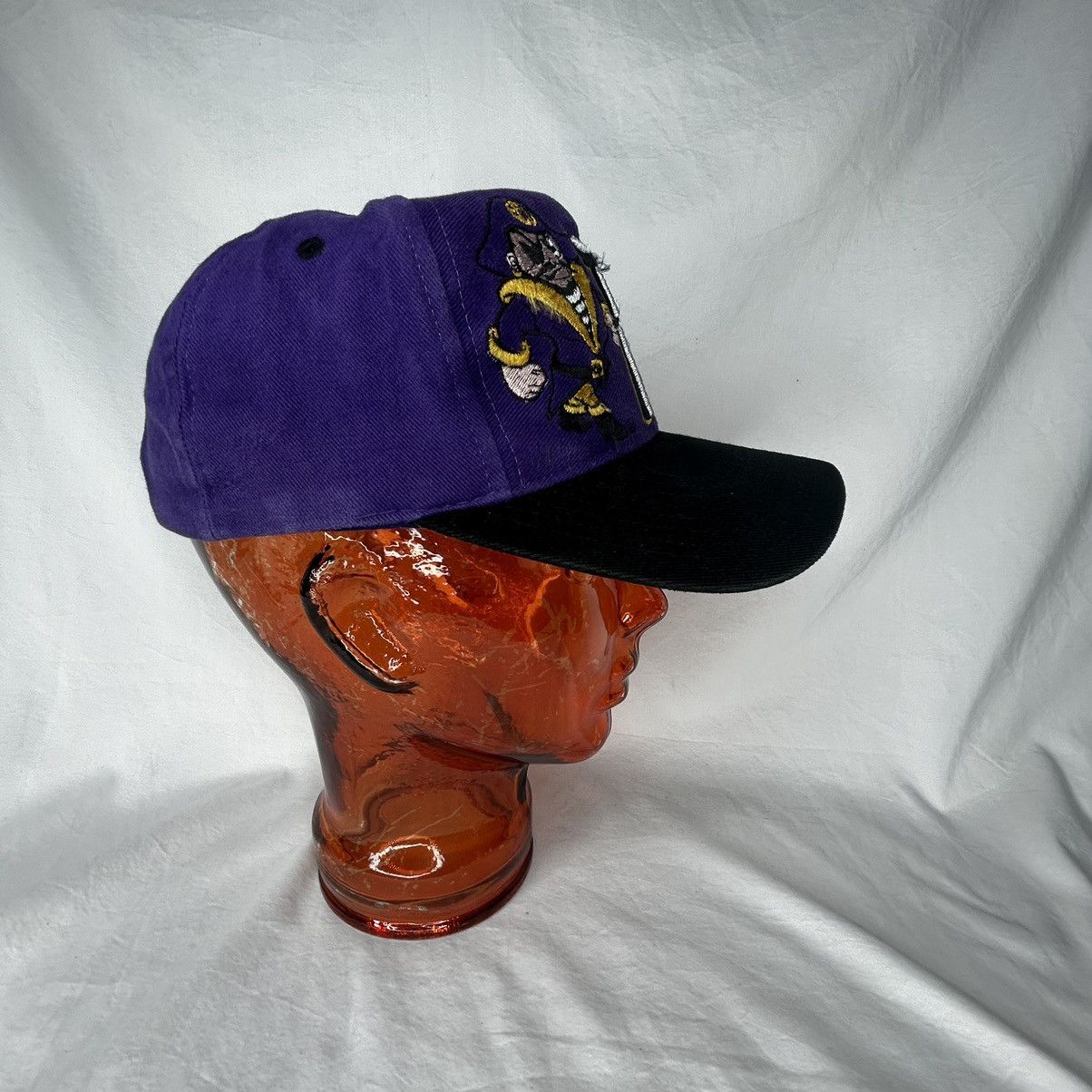 Vintage Vtg 90’s East Carolina Pirates Graffiti SnapBack Hat Rare Size ONE SIZE - 4 Thumbnail