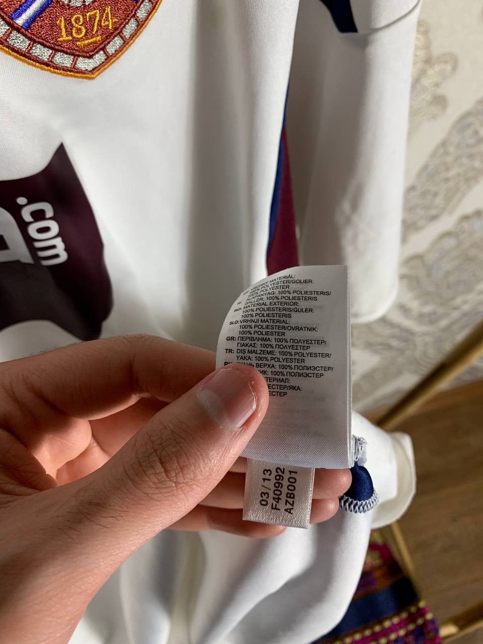 Adidas Vintage Adidas FC Hearts Of Midlothian England Soccer Jersey Size US XXL / EU 58 / 5 - 8 Thumbnail