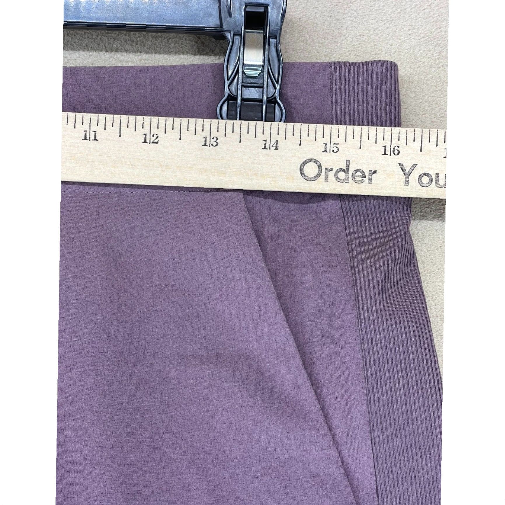 Athleta Athleta Women's Brooklyn Purple Jogger Pants 8 Ribbed Side Detail Elastic Waist Slit Textured Breathable Athletic Activewear Jogger Pants Womens Size 30" / US 8 / IT 44 - 5 Thumbnail
