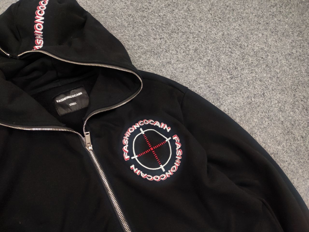 Japanese Brand Fashion Cocain Design Logo Full Zip Up Hoodie l.g.b. Style Size US S / EU 44-46 / 1 - 5 Thumbnail
