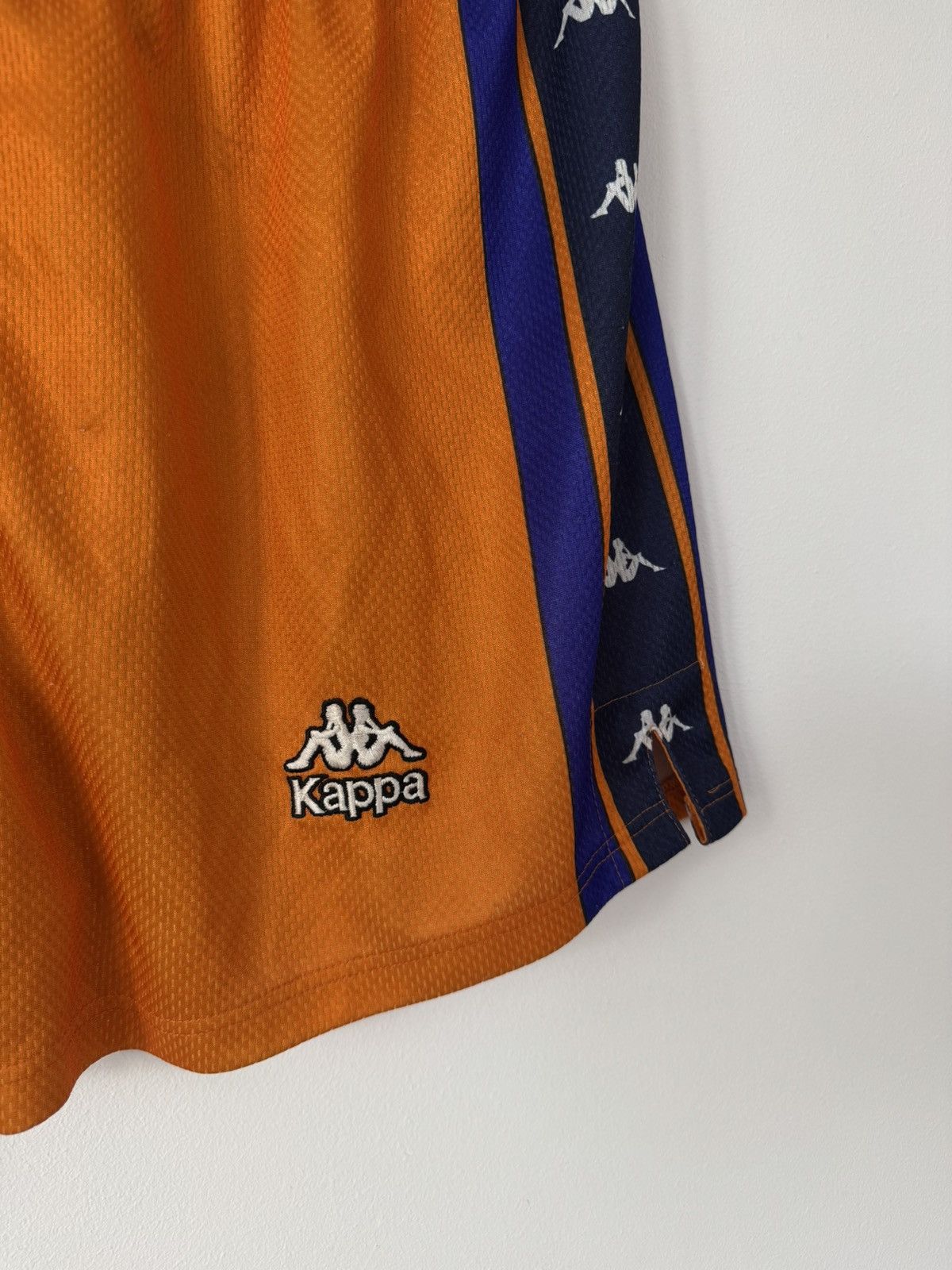 Kappa Barcelona Vintage Kappa Gaya Mesh Shorts M — Orange & Navy Size US 32 / EU 48 - 3 Thumbnail