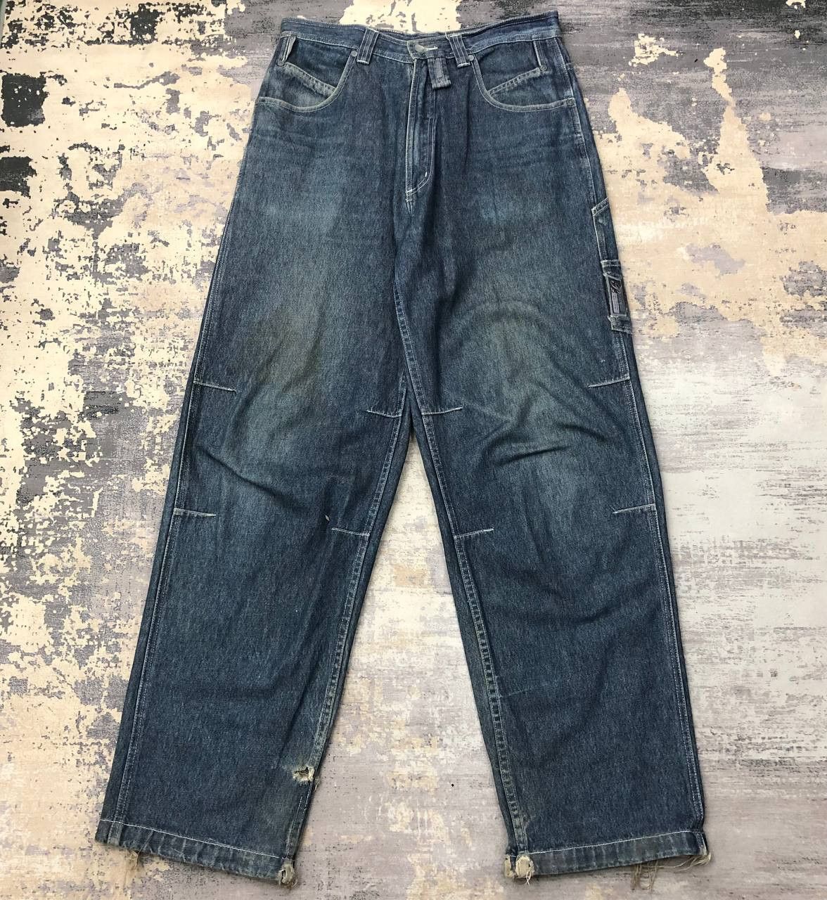 Marc Buchanan × Pelle Pelle P419 PELLE PELLE X MARC BUCHANAN BAGGY JEANS Size US 32 / EU 48 - 1 Thumbnail