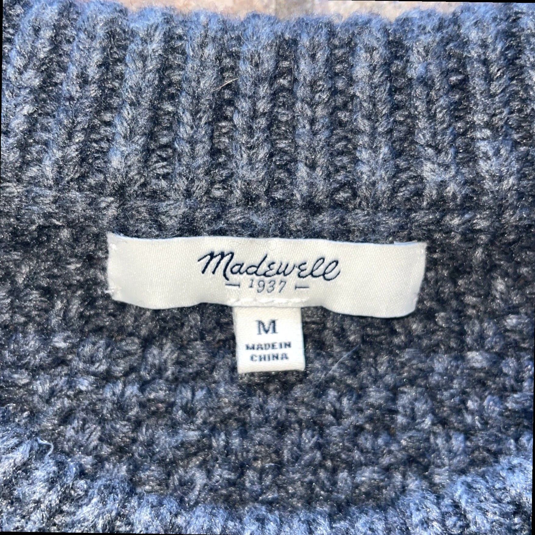 Madewell VINTAGE Madewell Knit Pullover Sweater Adult Women's Medium Gray Size M / US 6-8 / IT 42-44 - 3 Thumbnail