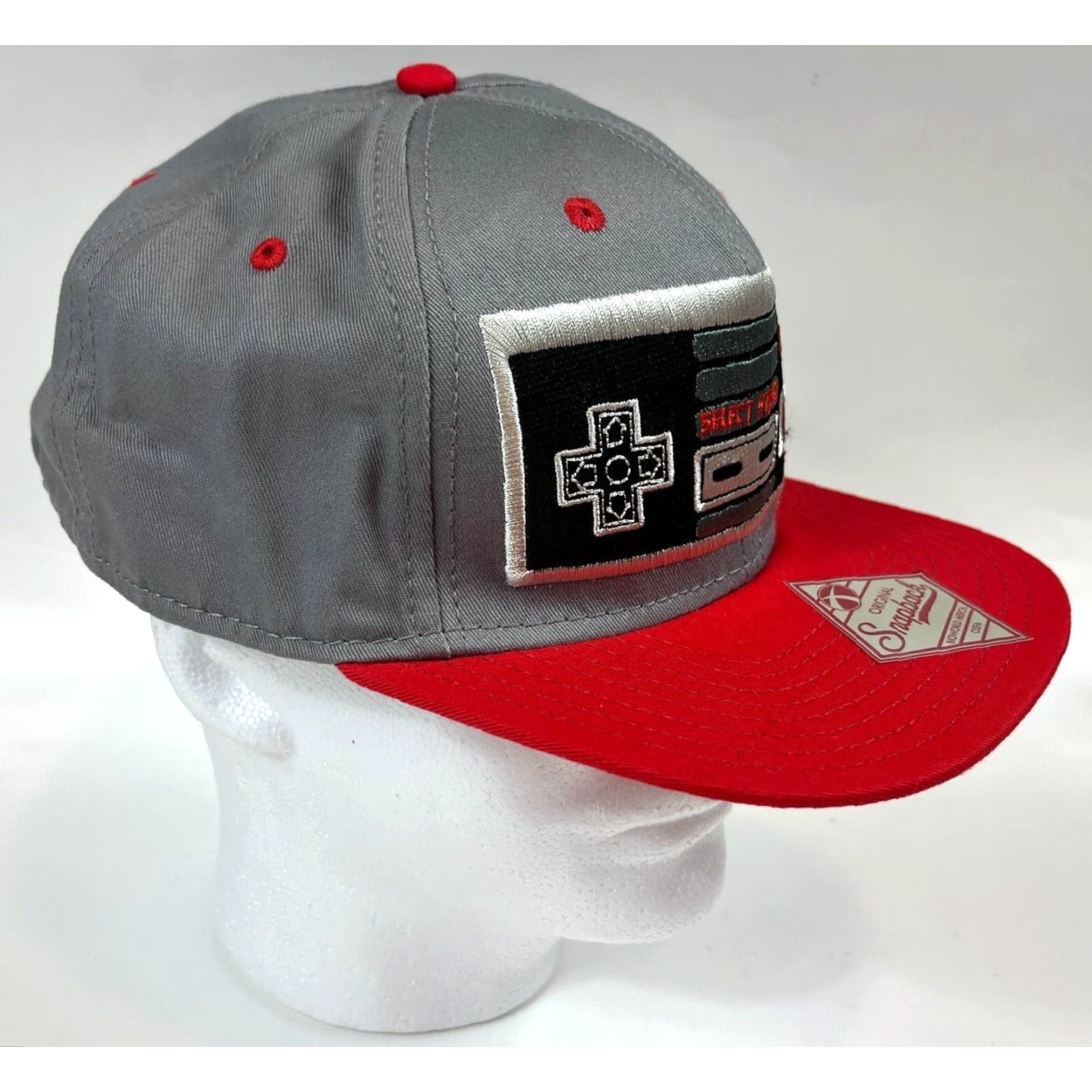 Nintendo VINTAGE Nintendo Entertainment System Controller Snapback Hat Cap Size ONE SIZE - 3 Thumbnail