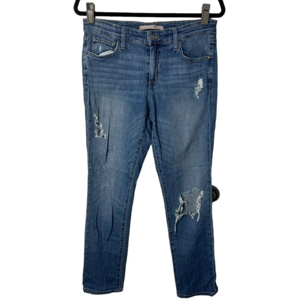 Joe's Joe's SZ 27 distressed cropped skinny jeans Size 27" / US 4 / IT 40 - 1 Thumbnail