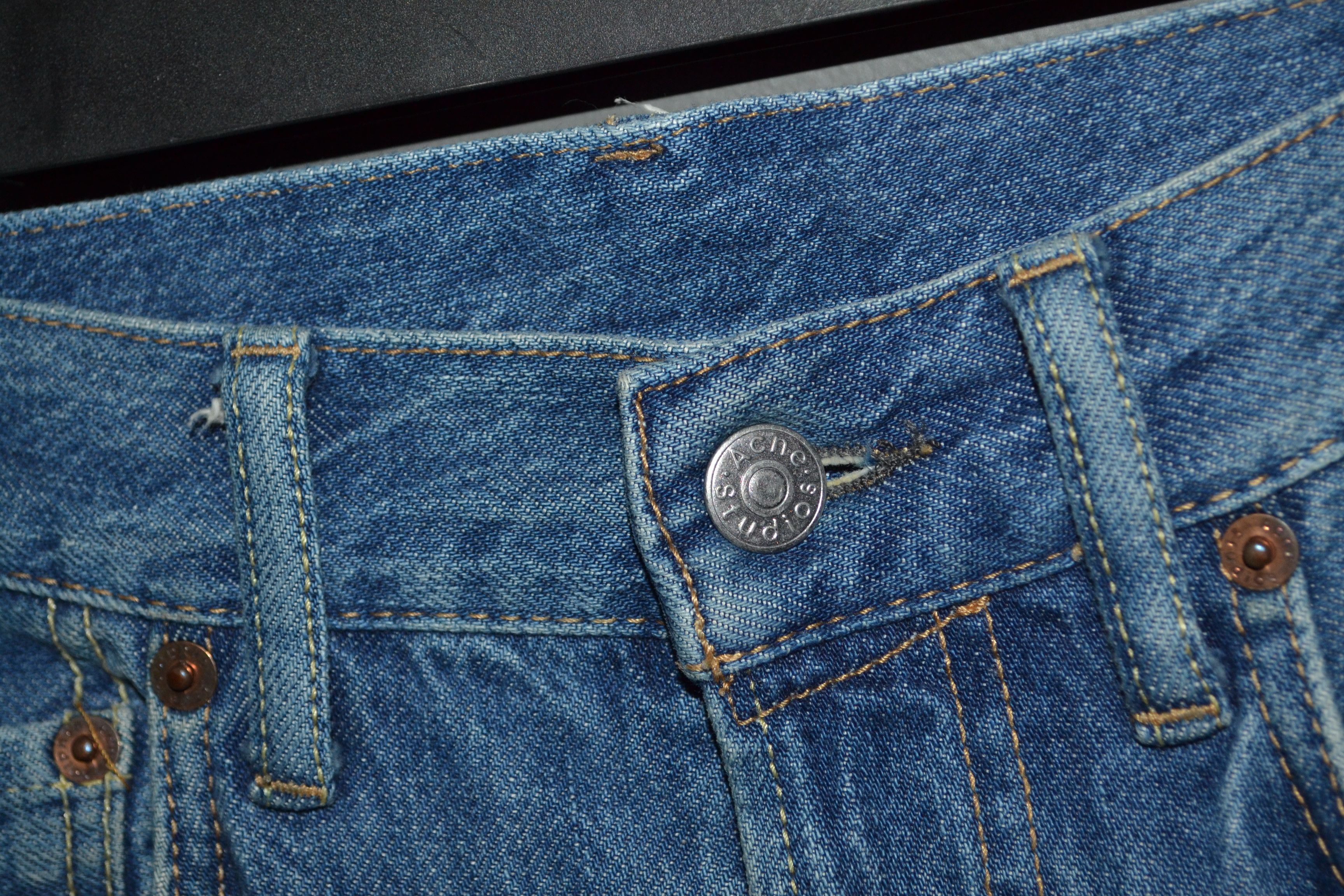 Acne Studios Acne Studios Bla Konst Mece Dark Blue Trash 28 size Jeans Size 28" / US 6 / IT 42 - 6 Thumbnail