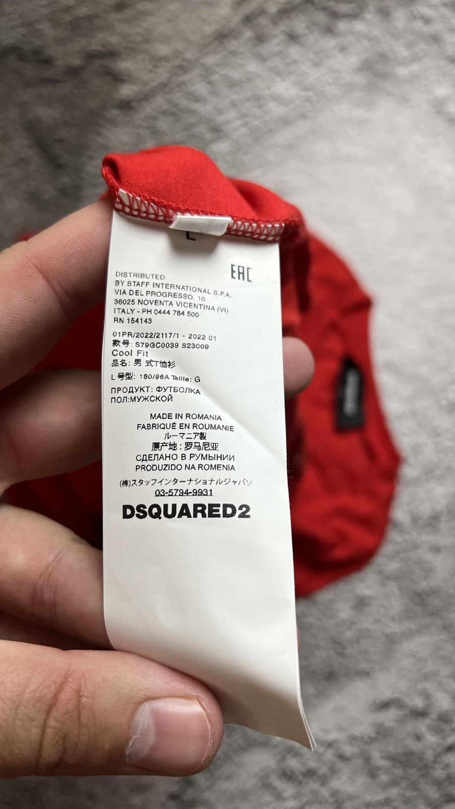 Dsquared2 Dsquared 2 Icon big logo t shirt Size US L / EU 52-54 / 3 - 5 Thumbnail