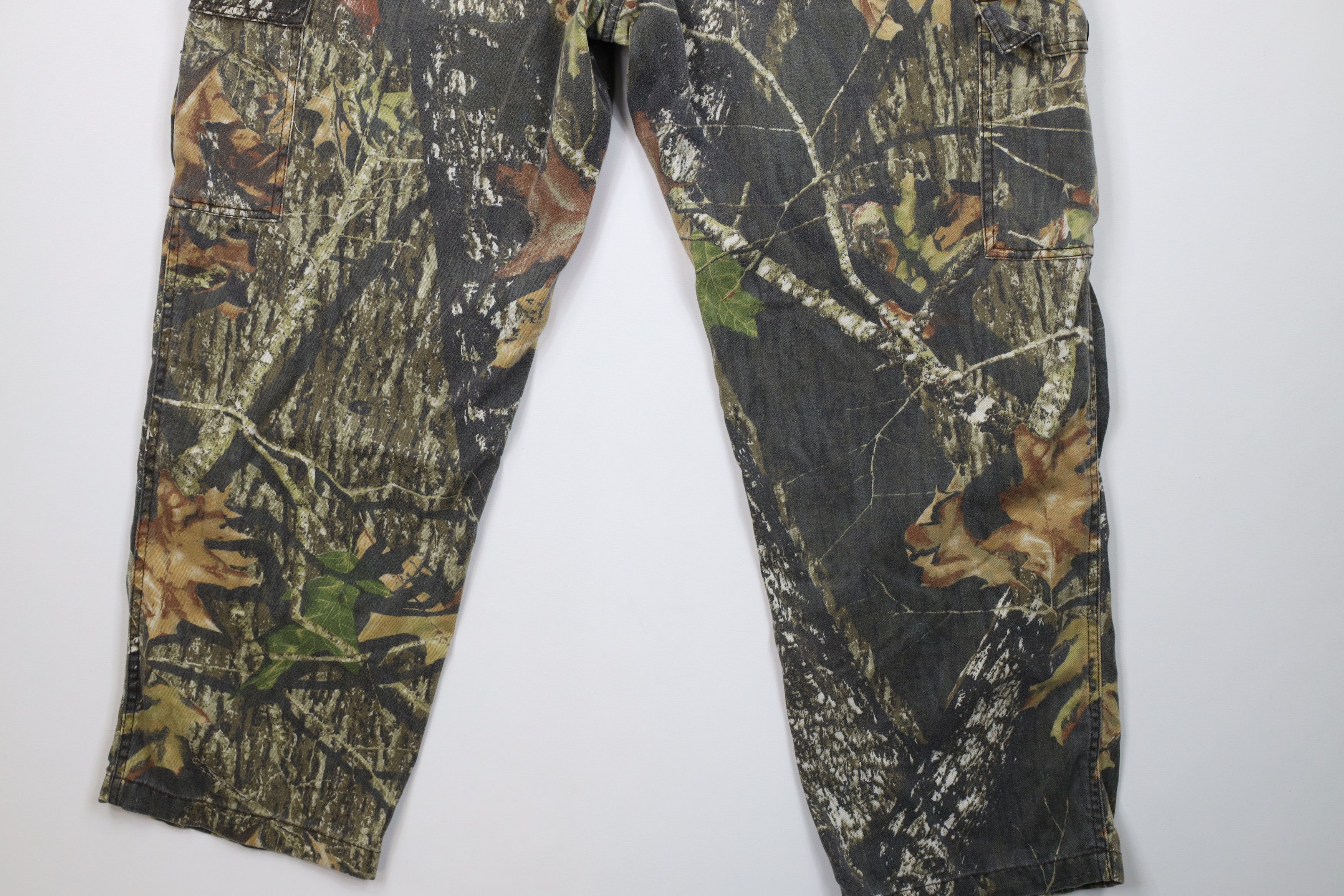 Vintage Vintage Streetwear Mossy Oak Camouflage Wide Leg Cargo Pants Size US 40 / EU 56 - 13 Thumbnail