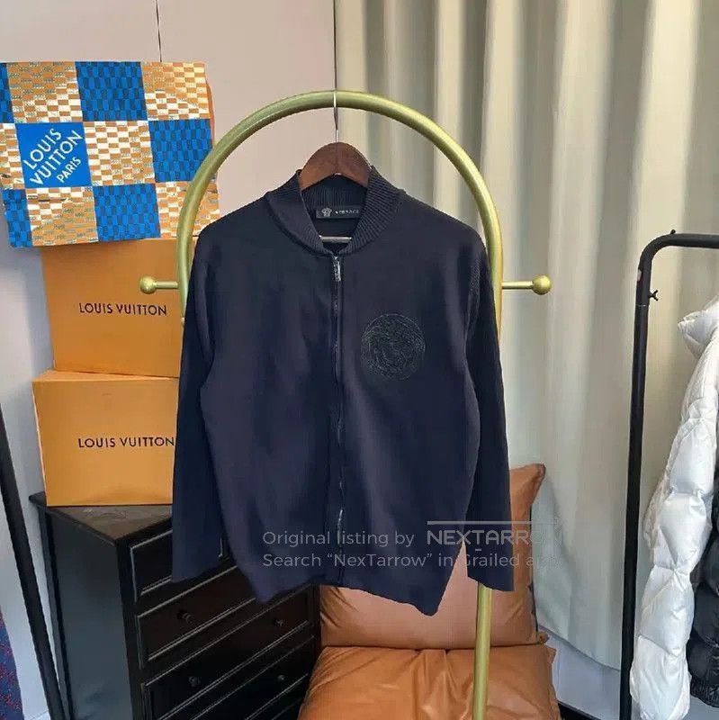 Versace Versace Women's Black Polyester Jacket . Size M / US 6-8 / IT 42-44 - 1 Thumbnail