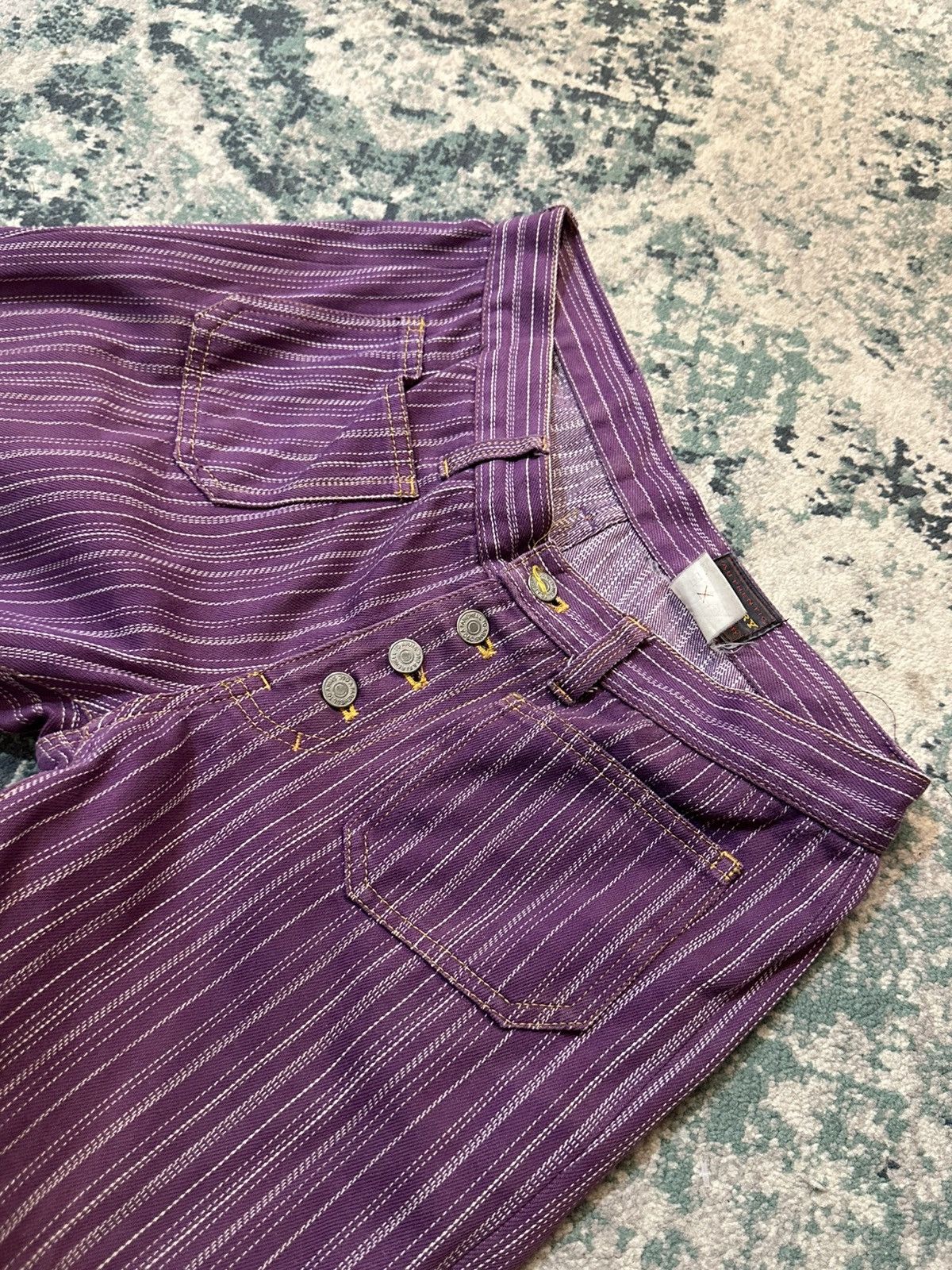 Japanese Brand Japanese Ozone Community Hickory Double Pocket Pants Size US 27 - 13 Thumbnail