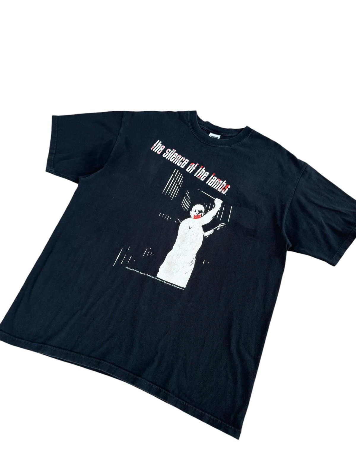 Expert Horror Vintage The Silence Of The Lambs Horror movie T-shirt black Size US XL / EU 56 / 4 - 2 Thumbnail