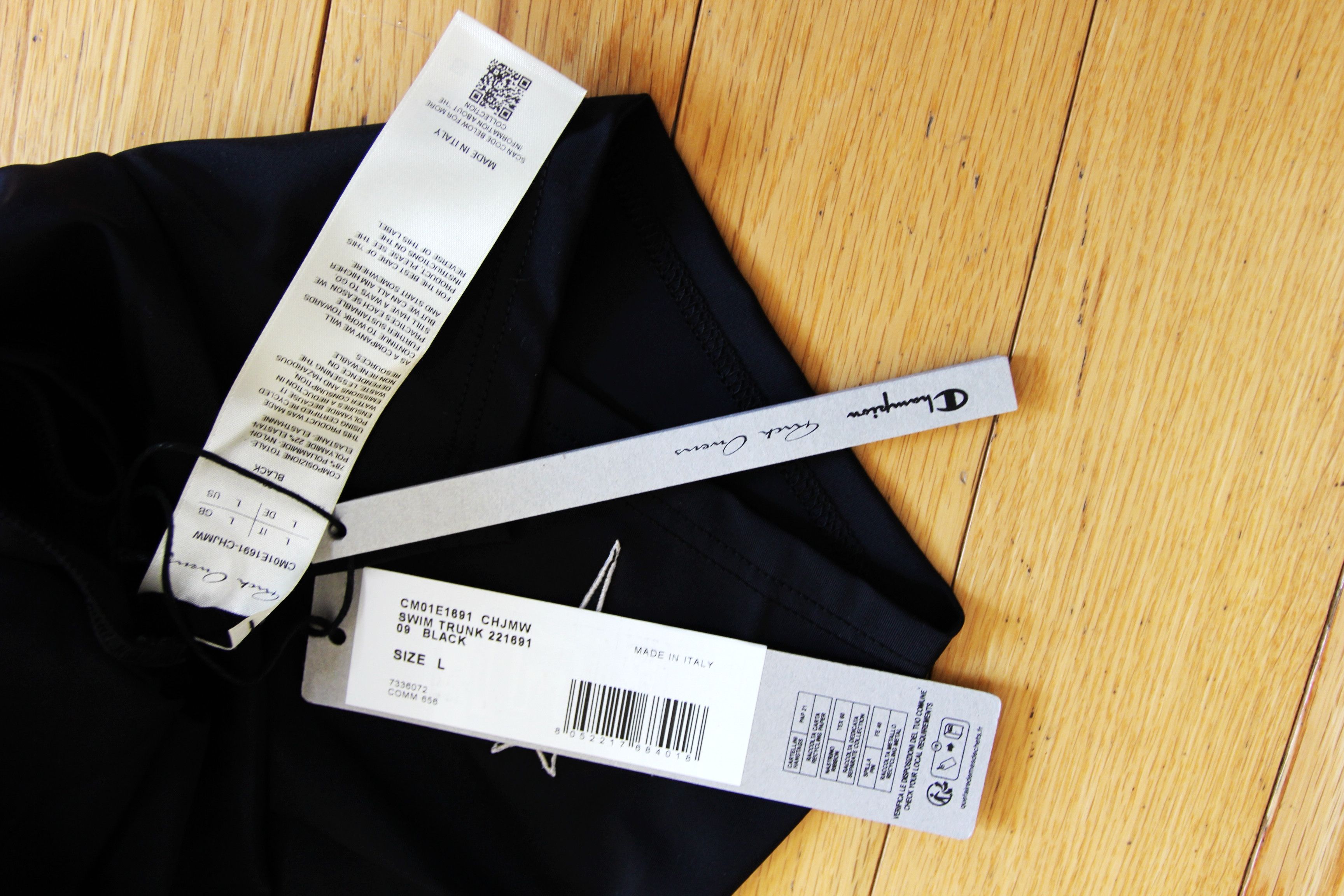Champion × Rick Owens BNWT SS25 RICK OWENS x CHAMPION SWIM TRUNK L Size US 34 / EU 50 - 8 Thumbnail