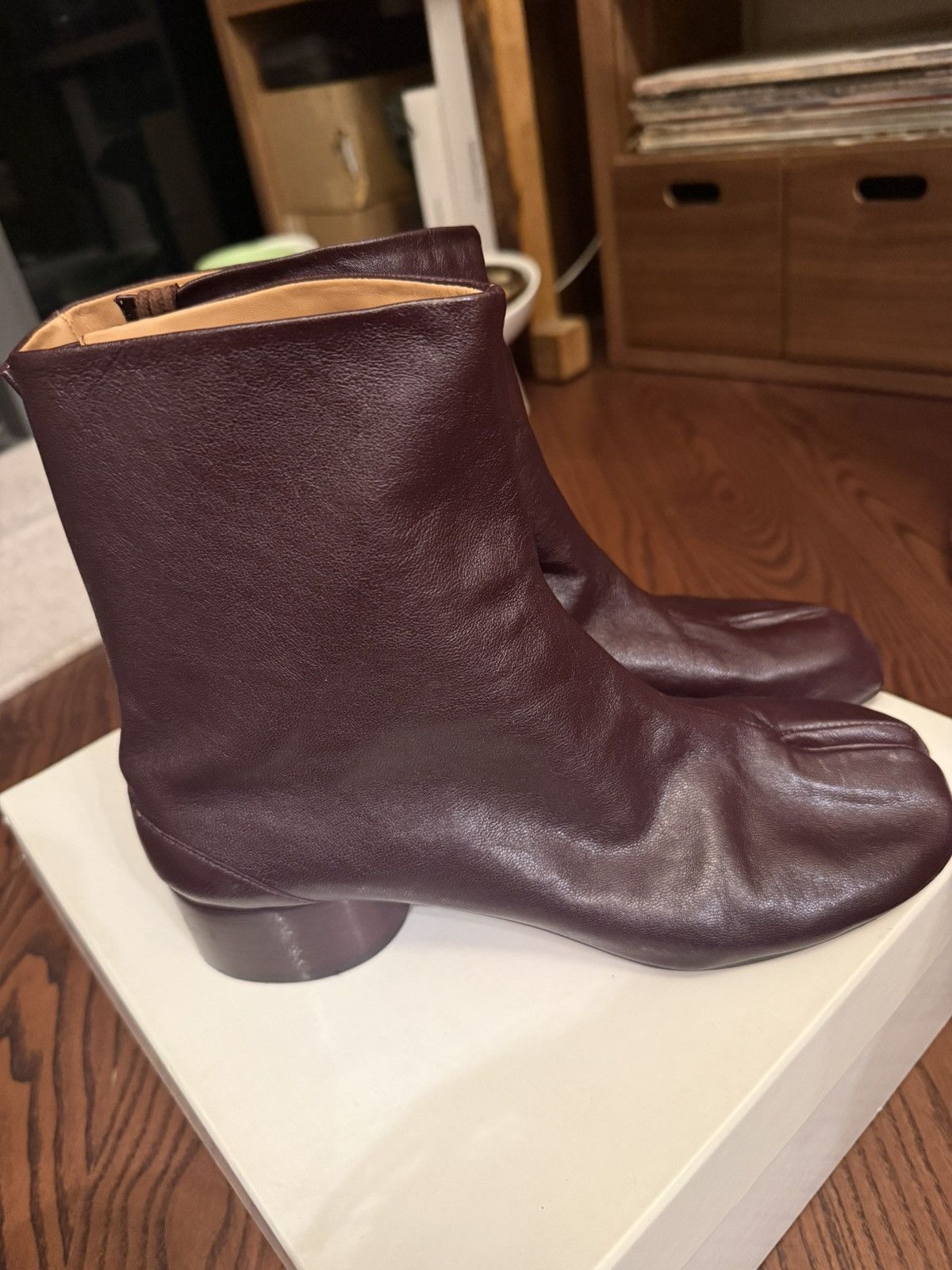 Maison Margiela Masion margiela dark purple tabi boot EU40 Size US 9 / IT 39 - 5 Thumbnail