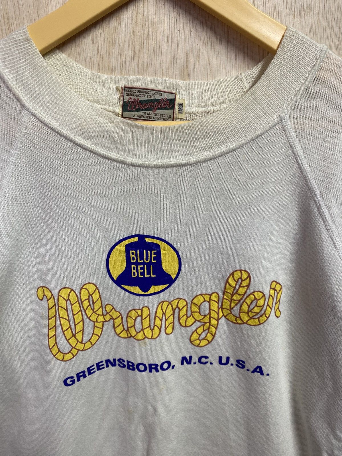Wrangler vintage Wrangler Blue Bell crewneck sweatshirt. Size US XL / EU 56 / 4 - 2 Thumbnail