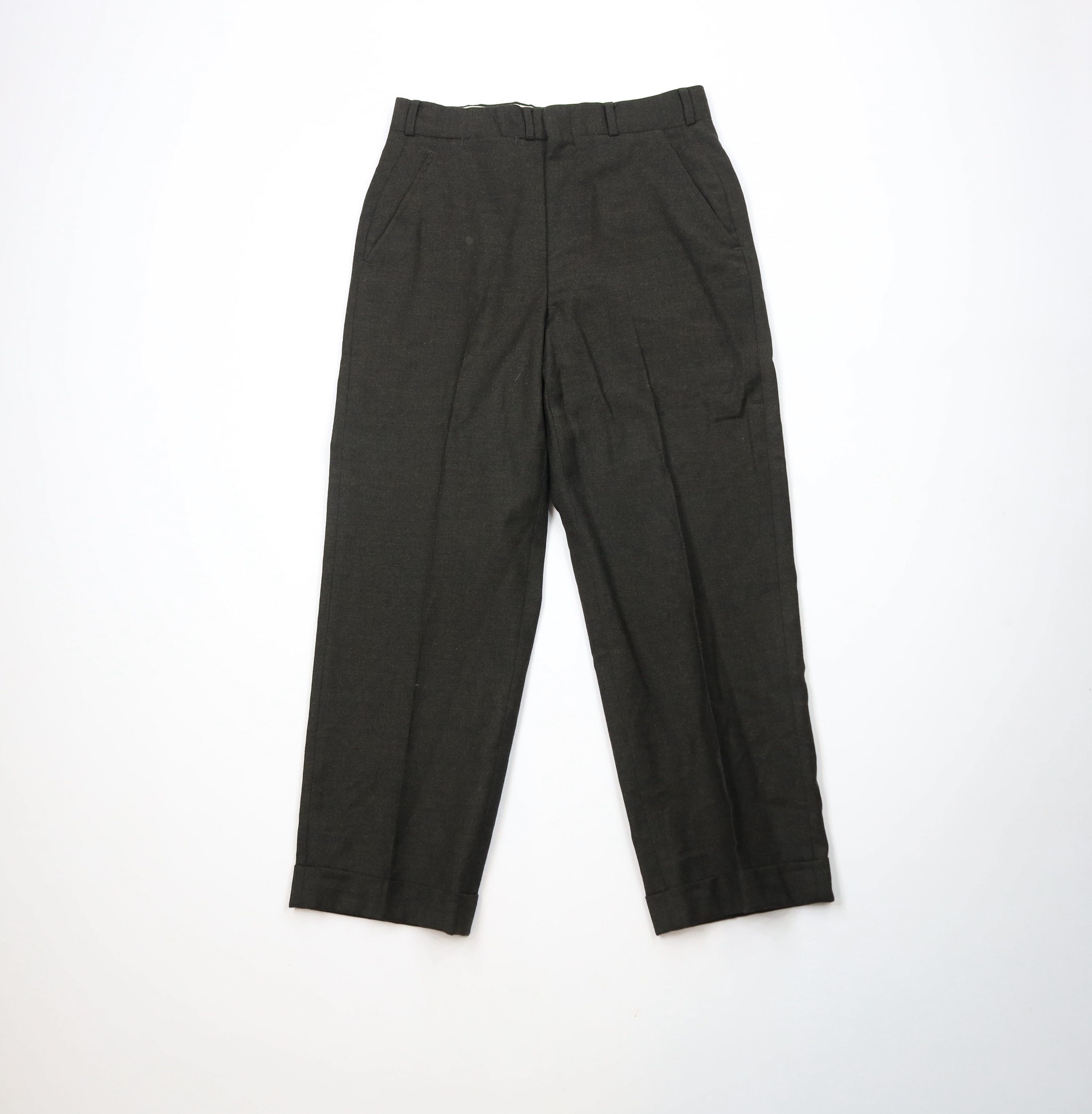 Vintage Vintage 50s 60s Saks Fifth Avenue Chino Pants Green USA Size US 30 / EU 46 - 1 Thumbnail