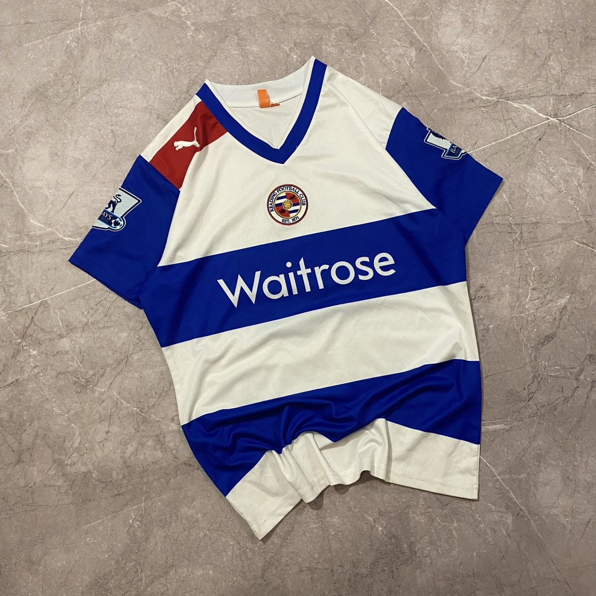 Puma × Vintage HUNT ! VINTAGE PUMA READING TEE SOCCER JERSEY BARCLAYS Size US S / EU 44-46 / 1 - 7 Thumbnail