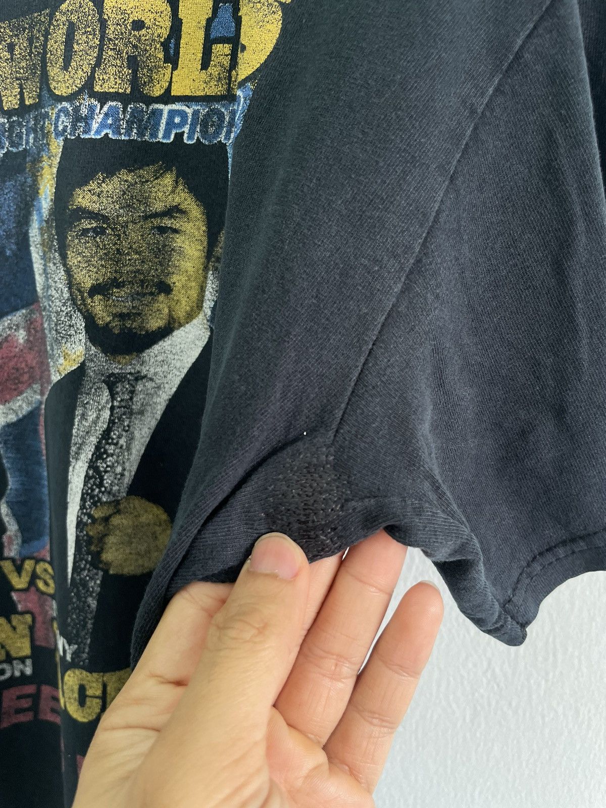 Designer × Rap Tees × Vintage Vintage War Of The World Welterweight Championship Tshirt Size US L / EU 52-54 / 3 - 5 Thumbnail