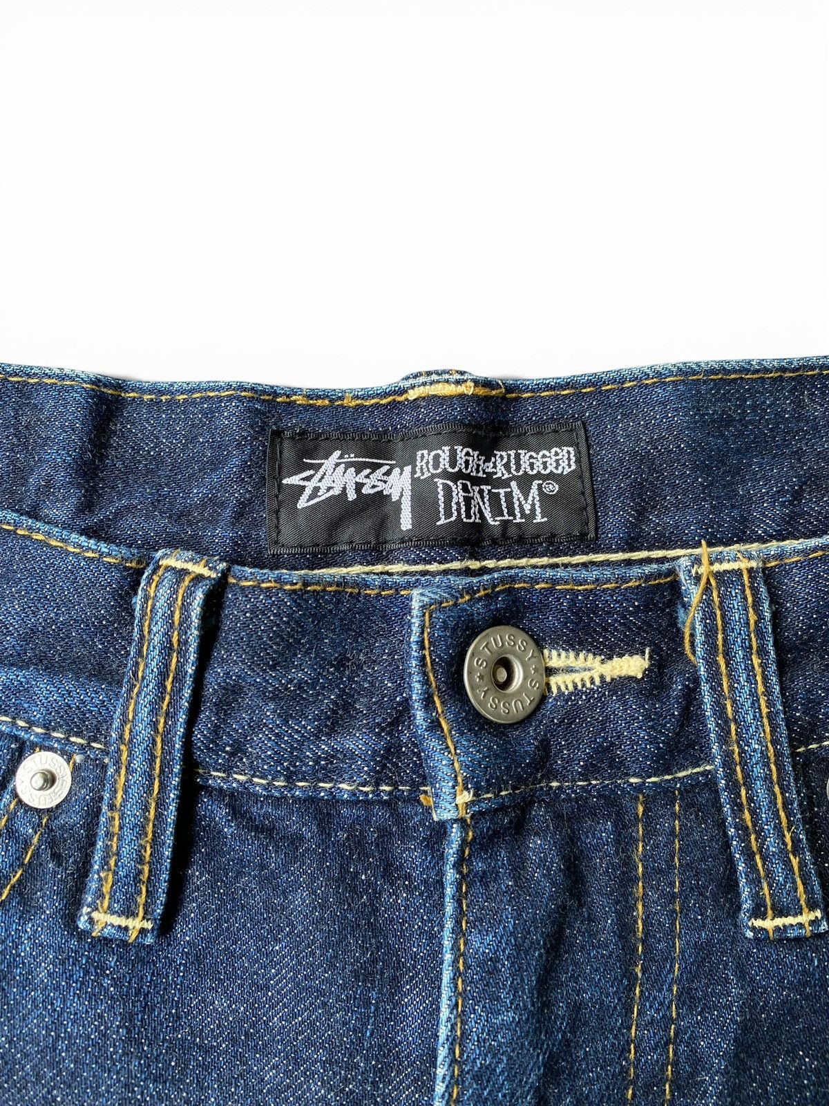 Stussy Vintage 00’s stussy Distressed spell out Jeans Size US 30 / EU 46 - 11 Thumbnail