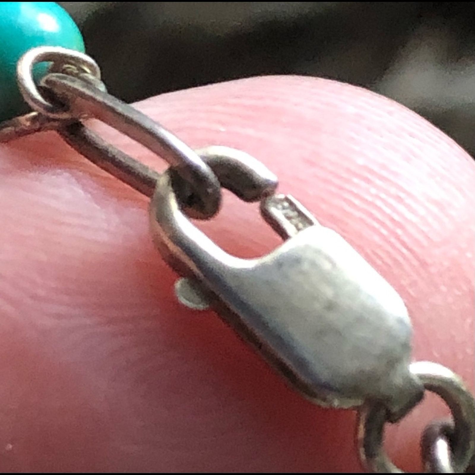 Jewelry Simulated turquoise 925 sterling necklace Size ONE SIZE - 7 Thumbnail
