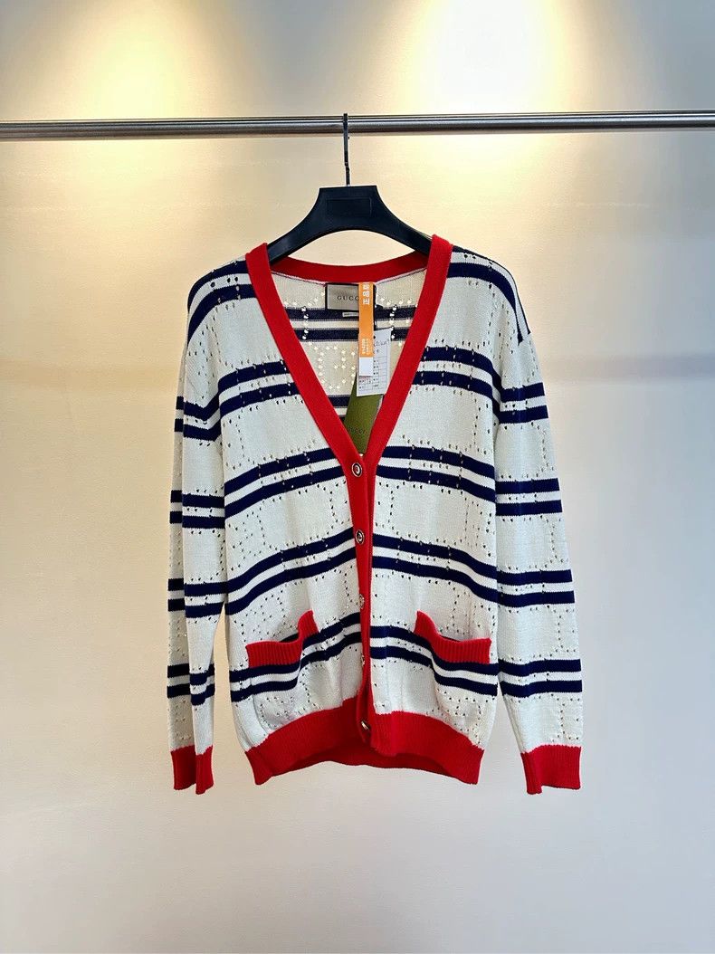 Gucci GucciStriped knitwear 2503-Nextarrow Size S / US 4 / IT 40 - 1 Thumbnail