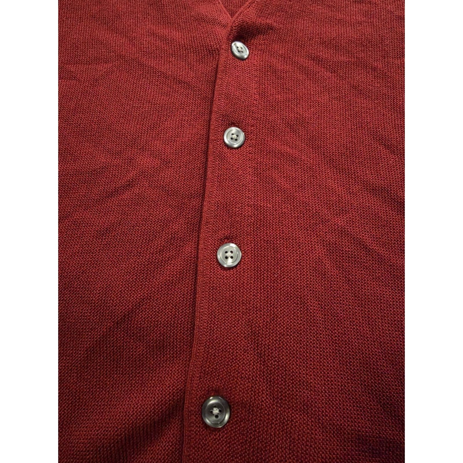 Vintage VINTAGE Cypress Links Cardigan Sweater Red Men's Size L Knit Cardigan 90s Dad Preppy Vintage Mens Size US L / EU 52-54 / 3 - 3 Thumbnail