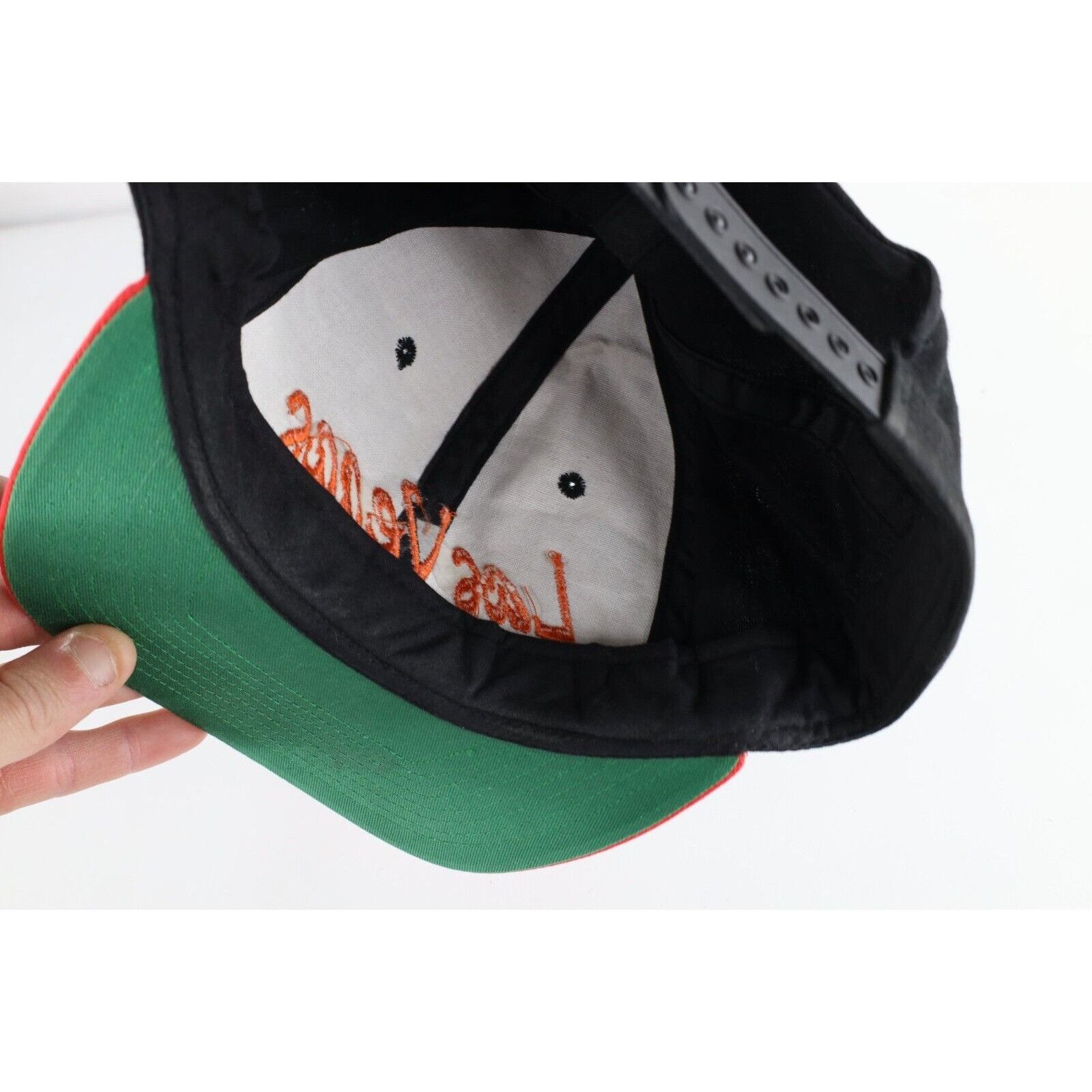 Vintage Vintage 90s Streetwear Faded Spell Out Cursive Las Vegas Hat Size ONE SIZE - 9 Thumbnail