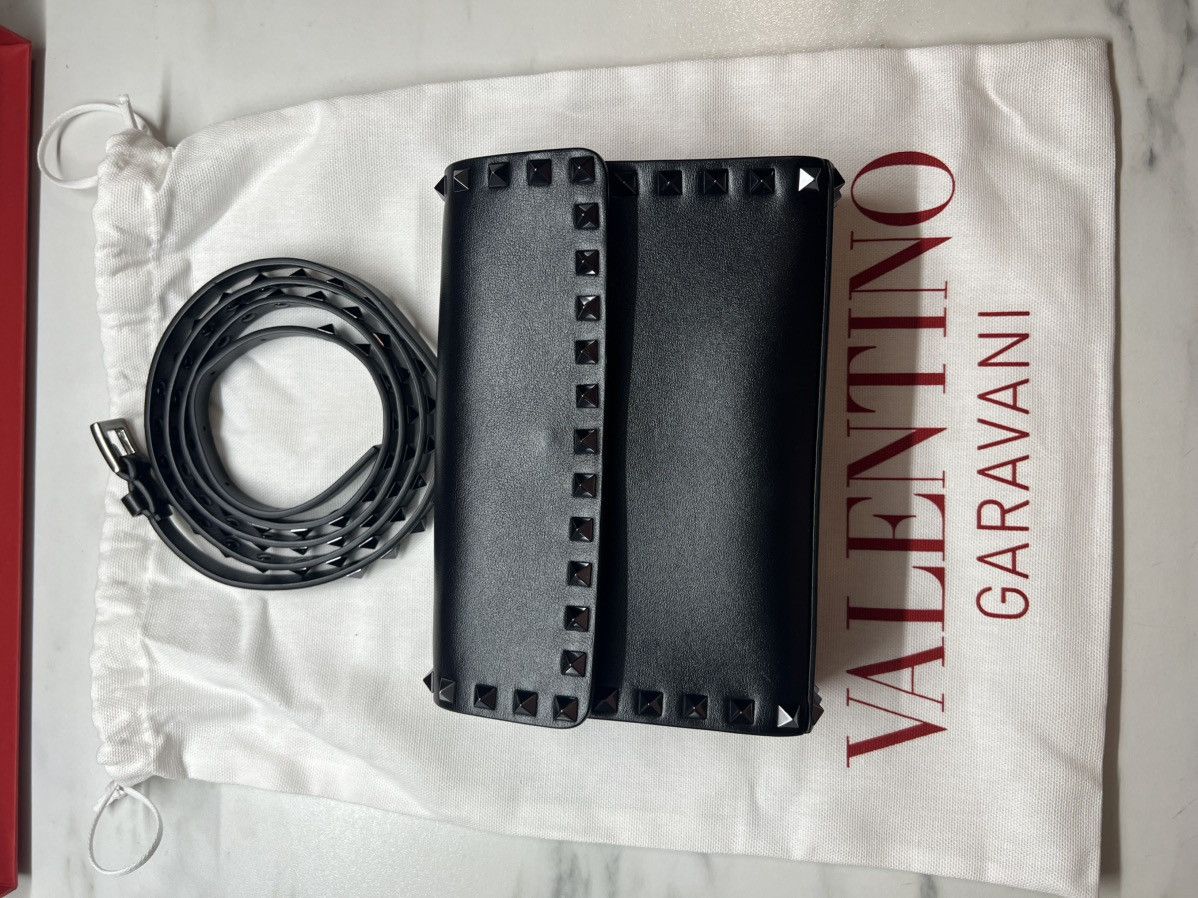 Valentino Valentino Garavani - Rockstud leather crossbody bag Size ONE SIZE - 5 Thumbnail