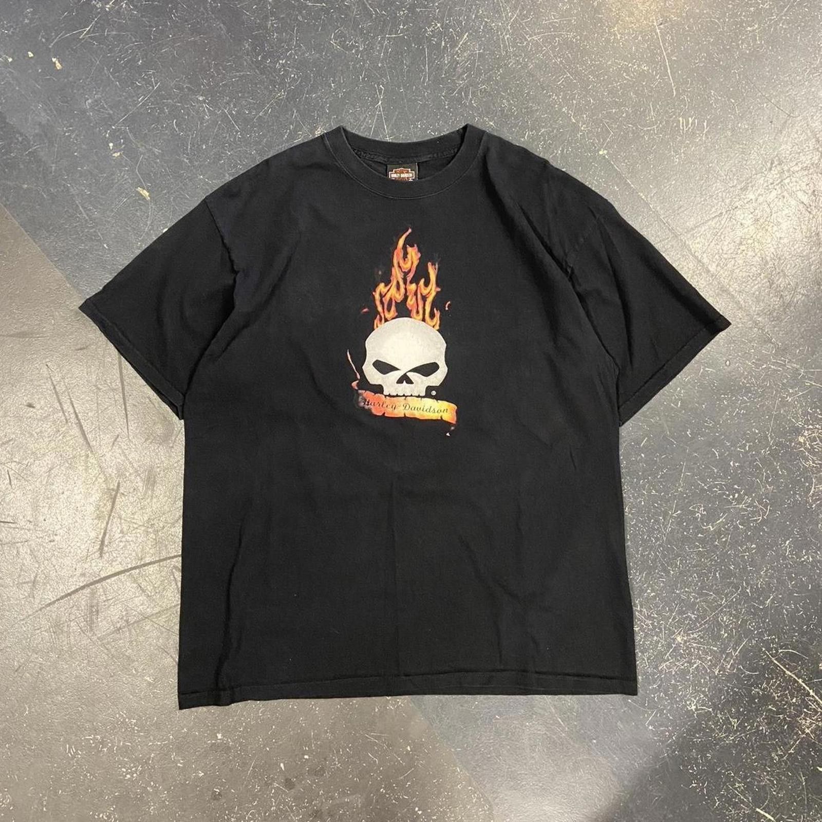 Harley Davidson Vintage Harley Davidson Cancun Skull Tee Size US XL / EU 56 / 4 - 1 Thumbnail