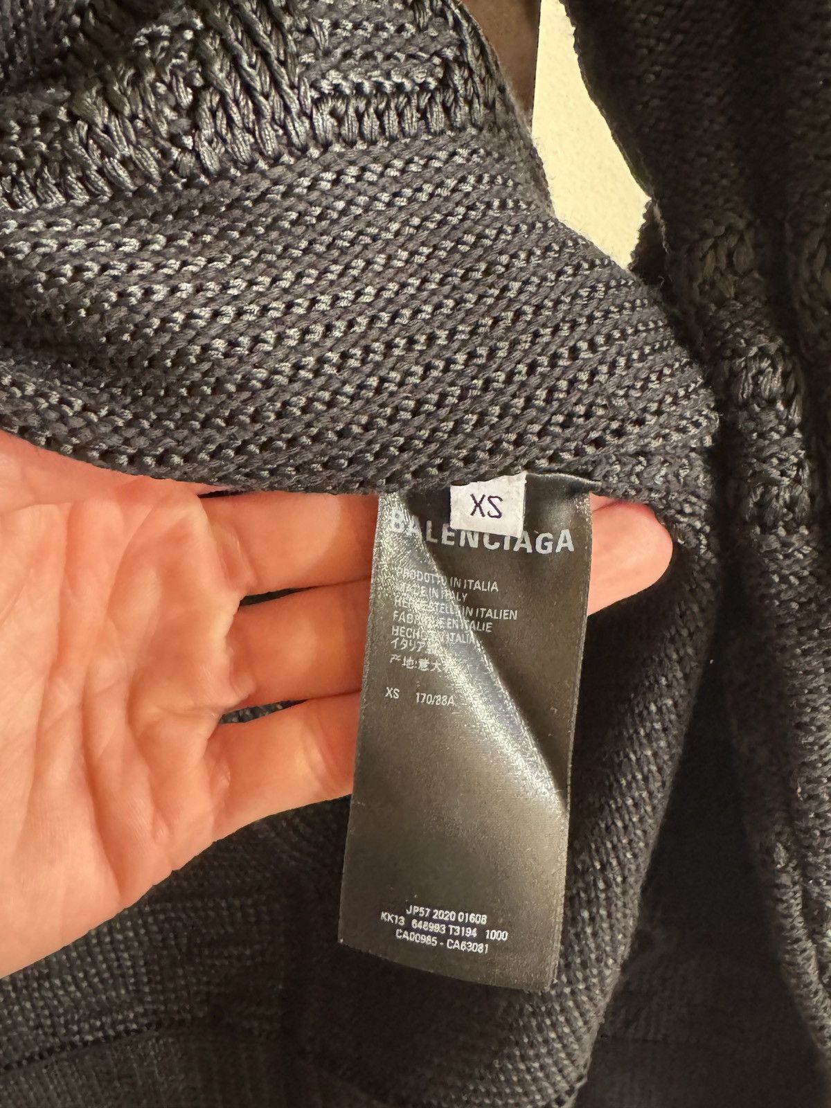 Balenciaga Balenciaga Knit BB Logo Oversized Sweater Size XS Size US XS / EU 42 / 0 - 7 Thumbnail