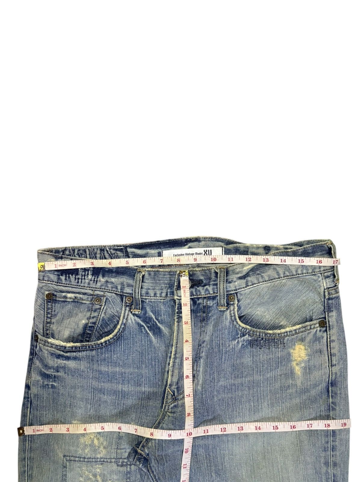 Edwin Exclusive Vintage Edwin Mud Wash Patched Flare Jeans Size US 34 / EU 50 - 12 Thumbnail