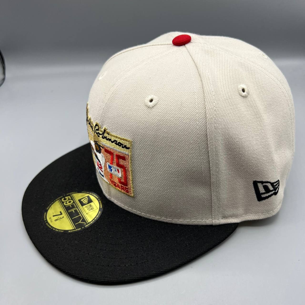 New Era Jackie Robinson #42 Dodgers Hat Men 7 3/8 MLB Fitted Cap Size ONE SIZE - 7 Thumbnail