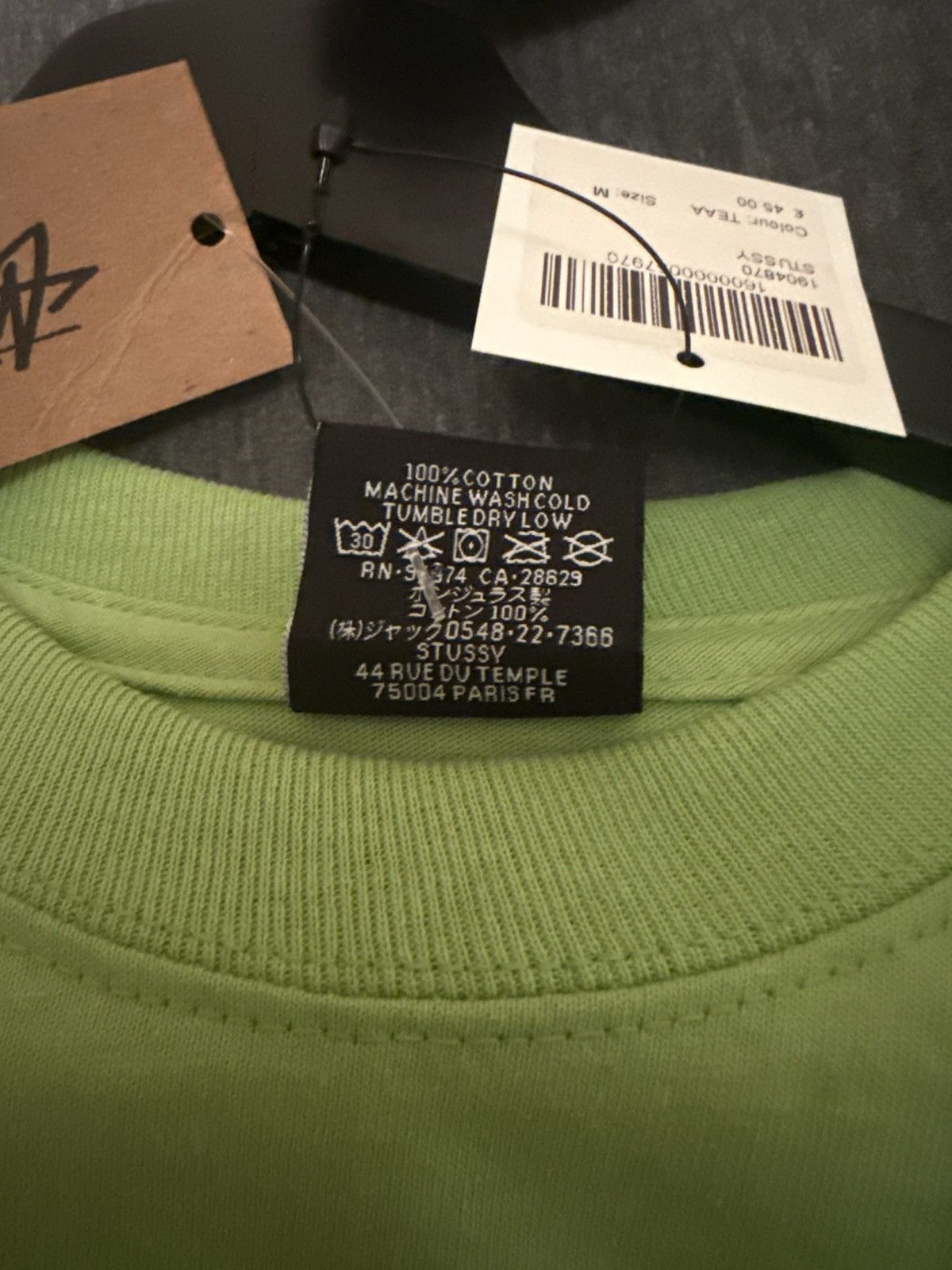 Stussy green stussy shirt Size US M / EU 48-50 / 2 - 4 Thumbnail