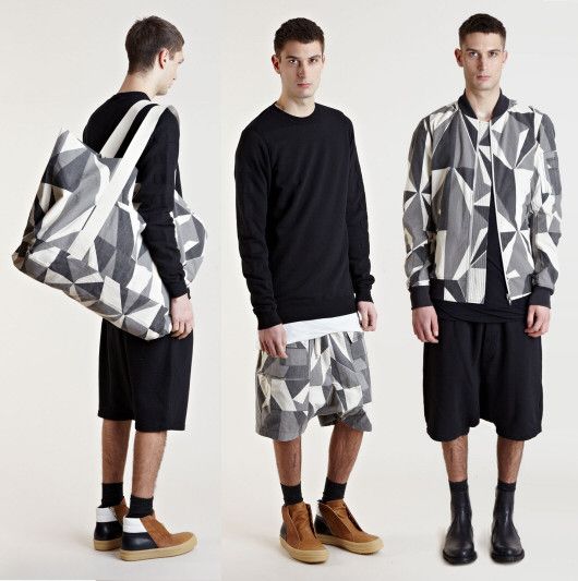 Rick Owens Rick Owens SS13 DRKSHDW Cargo Pod Shorts Geometric Camo Size US 30 / EU 46 - 8 Thumbnail