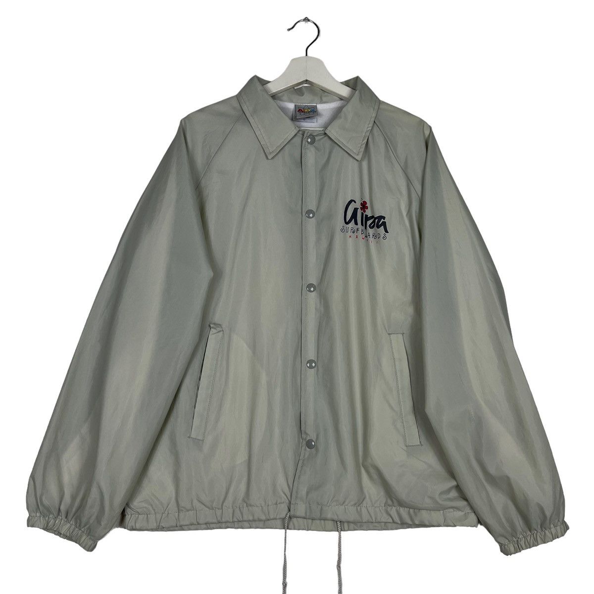 Auburn Sportswear 🔥 VINTAGE AIPA SURFBOARDS HAWAII COACH JACKET MADE IN USA Size US L / EU 52-54 / 3 - 4 Thumbnail