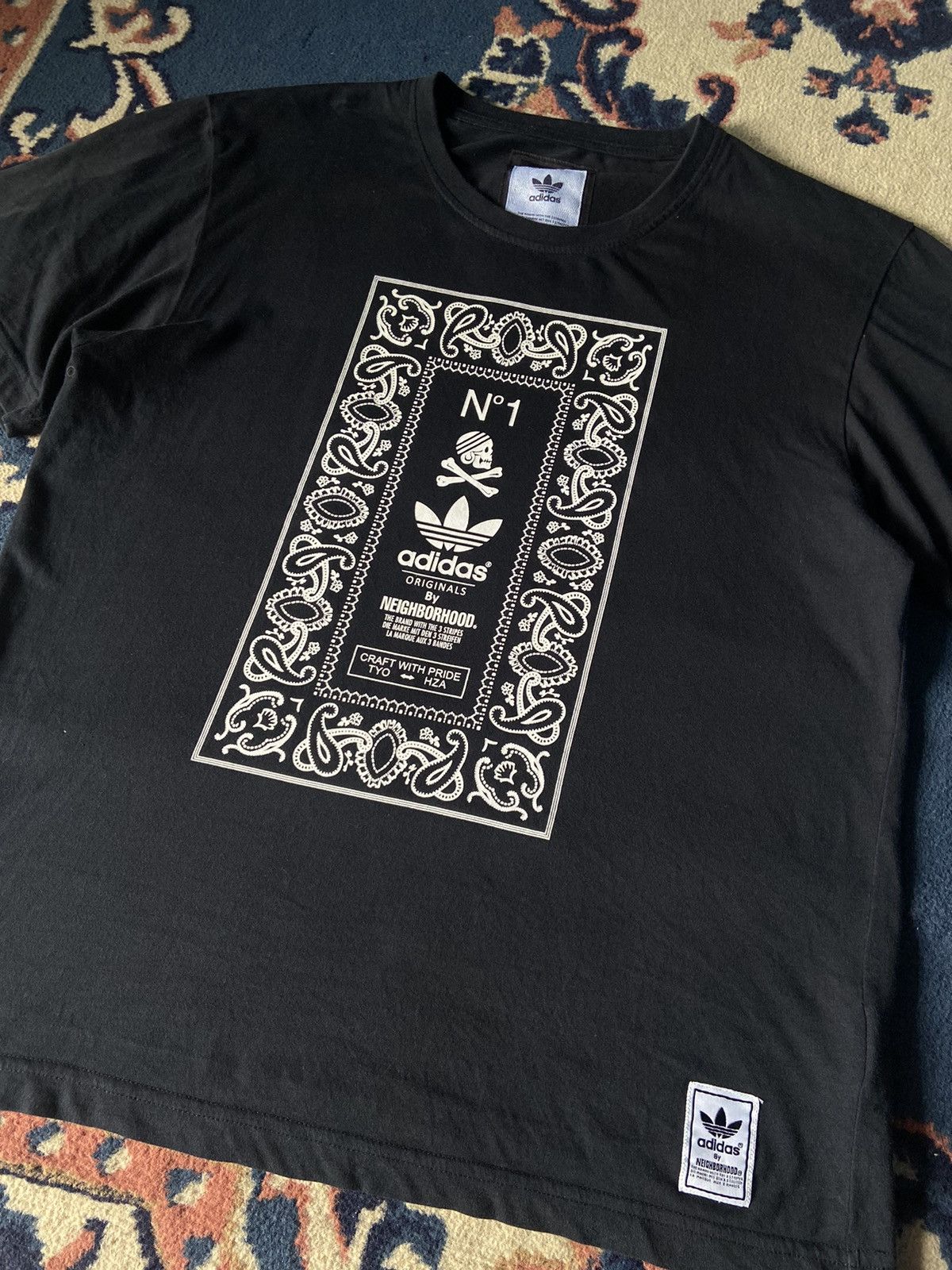 Adidas × Neighborhood Adidas Originals x Neighborhood Graphic Tee Size US M / EU 48-50 / 2 - 2 Thumbnail