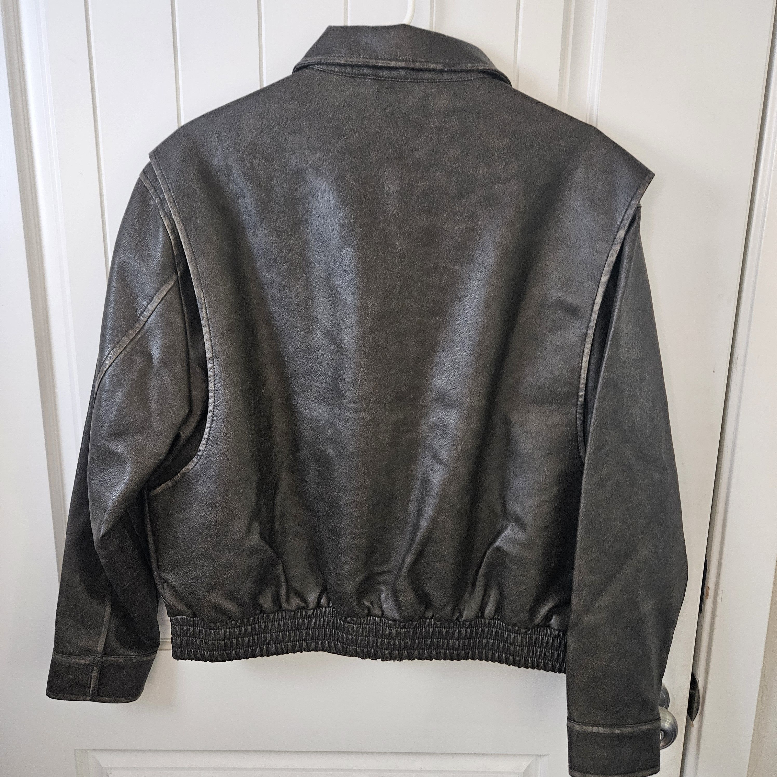 Oak + Fort Oak + Fort Leather Jacket Oversized Size US S / EU 44-46 / 1 - 3 Thumbnail