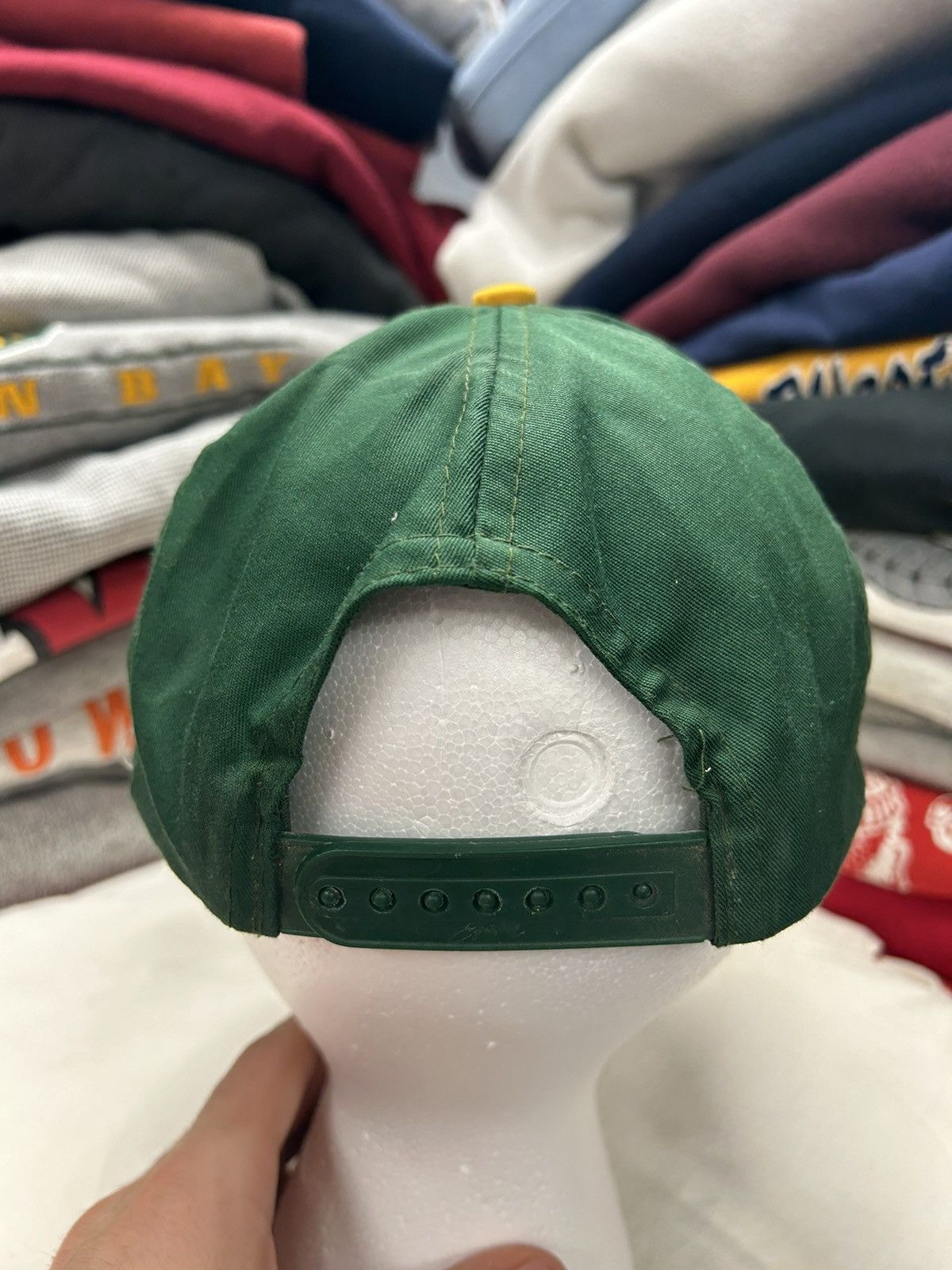 MLB × Vintage Crazy Vintage Y2K 90s Green Oakland As Baseball Hat Snapback Size ONE SIZE - 2 Thumbnail