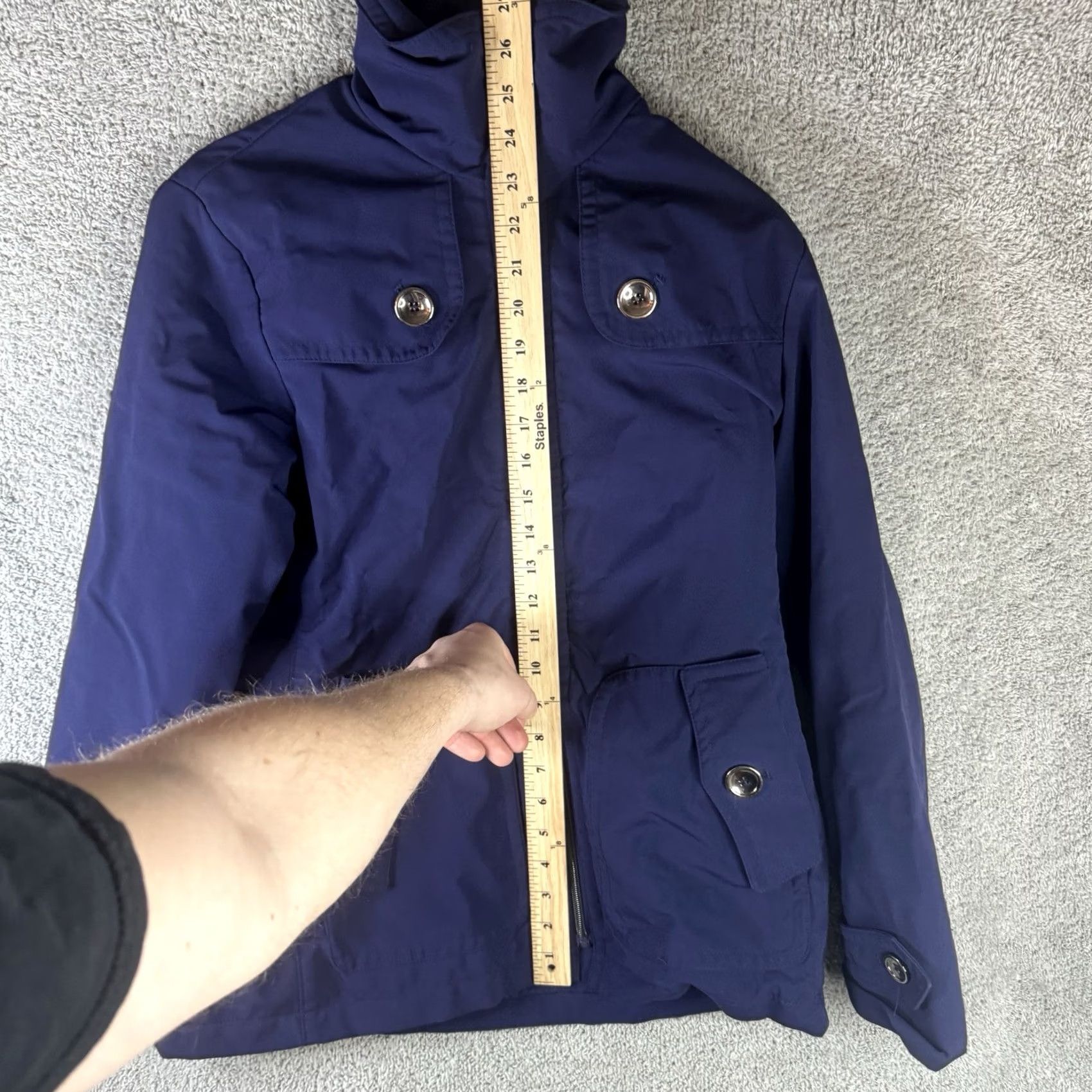 Vintage Kristen Blake Coat Women's PP Blue Short Full Zip Lined Winter Outdoors Size XXS / US 00 / IT 34 - 7 Thumbnail