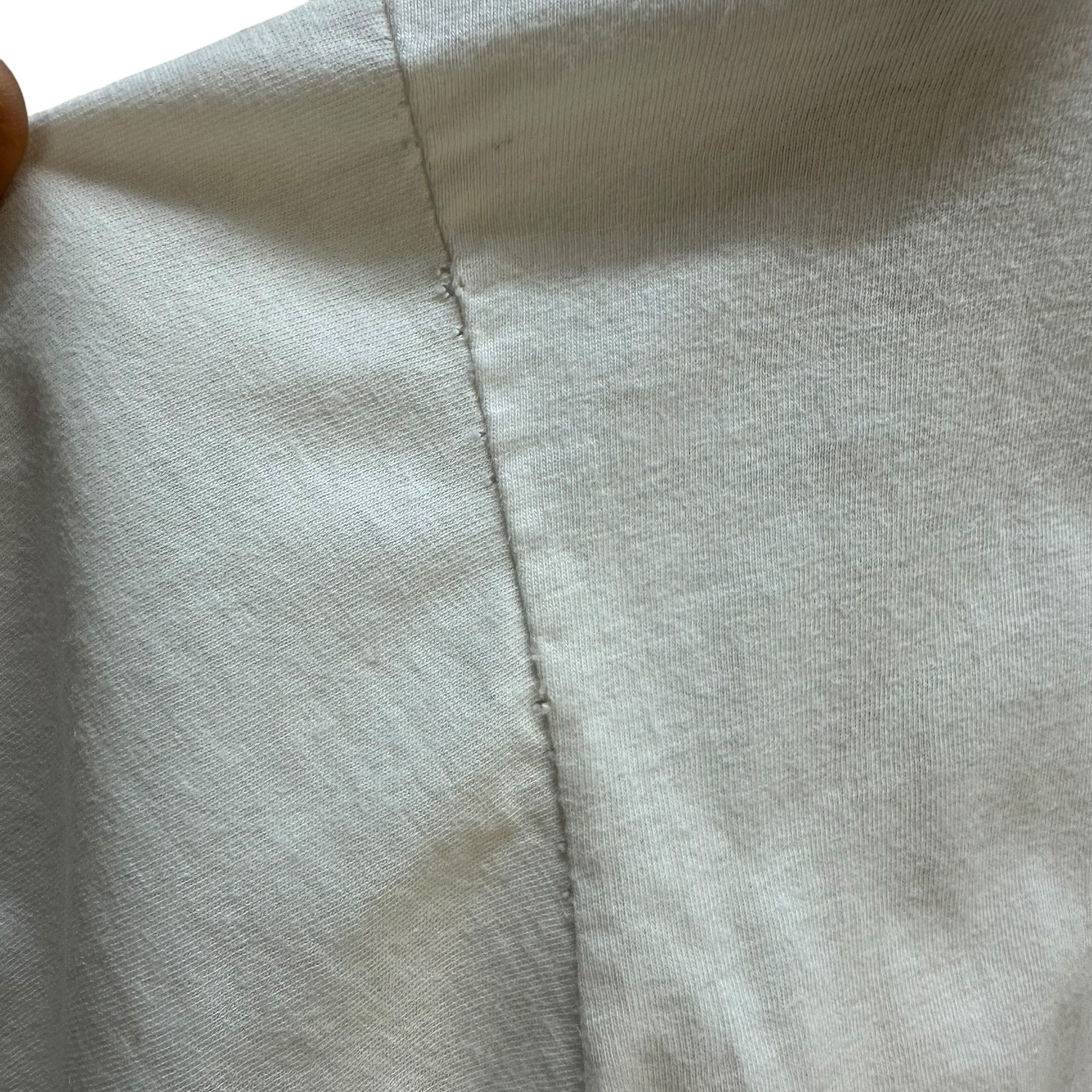 Yves Saint Laurent Vintage 90s YSL Embroidered All White Big Logo Tee #A80-1934 Size US M / EU 48-50 / 2 - 7 Thumbnail
