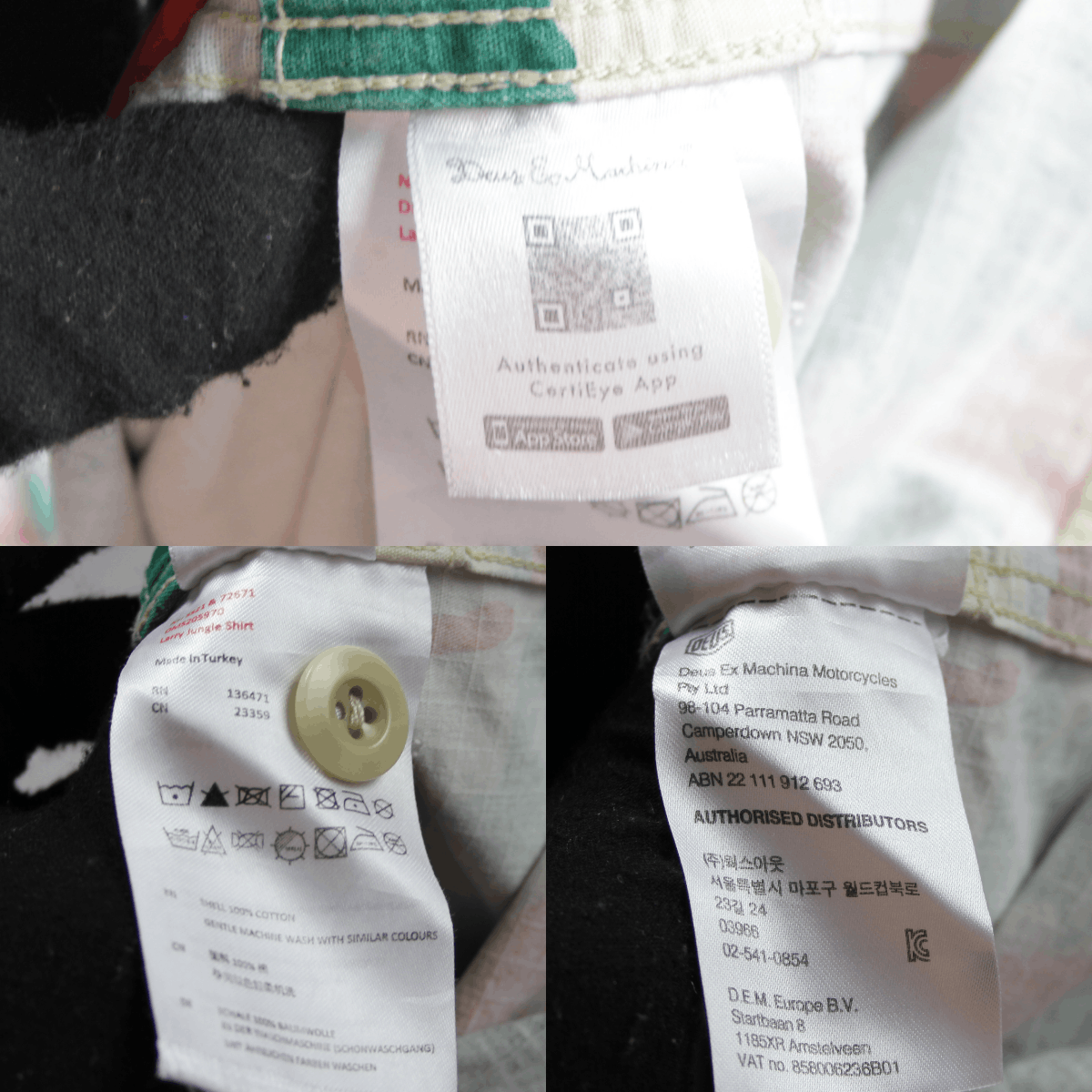 Deus Ex Machina Larry Jungle Multi Camo Overshirt Jacket Size US S / EU 44-46 / 1 - 9 Thumbnail