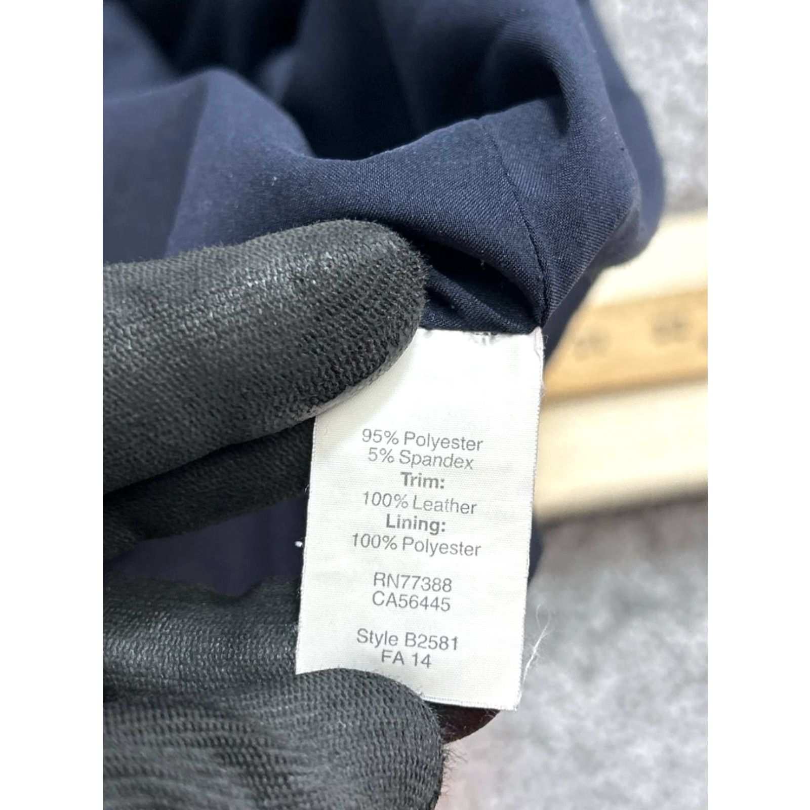 Madewell Madewell Dress Womens 6 Fit & Flare Sleeveless Blue Leather Detail Zip Back Casual Party/Cocktail Short Dress Womens Size M / US 6-8 / IT 42-44 - 5 Thumbnail