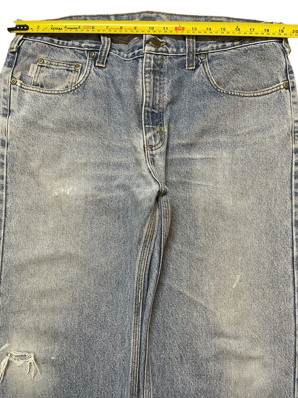 Carhartt Vintage Carhatt Mud Faded Wash Distress Baggy Jeans Size US 38 / EU 54 - 9 Thumbnail