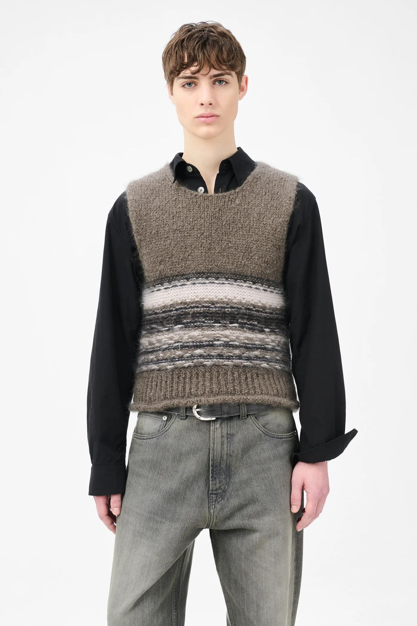 Our Legacy Our Legacy Pleaser Tank Blur Fair Isle Mohair Wool Vest 48 Size US M / EU 48-50 / 2 - 2 Thumbnail