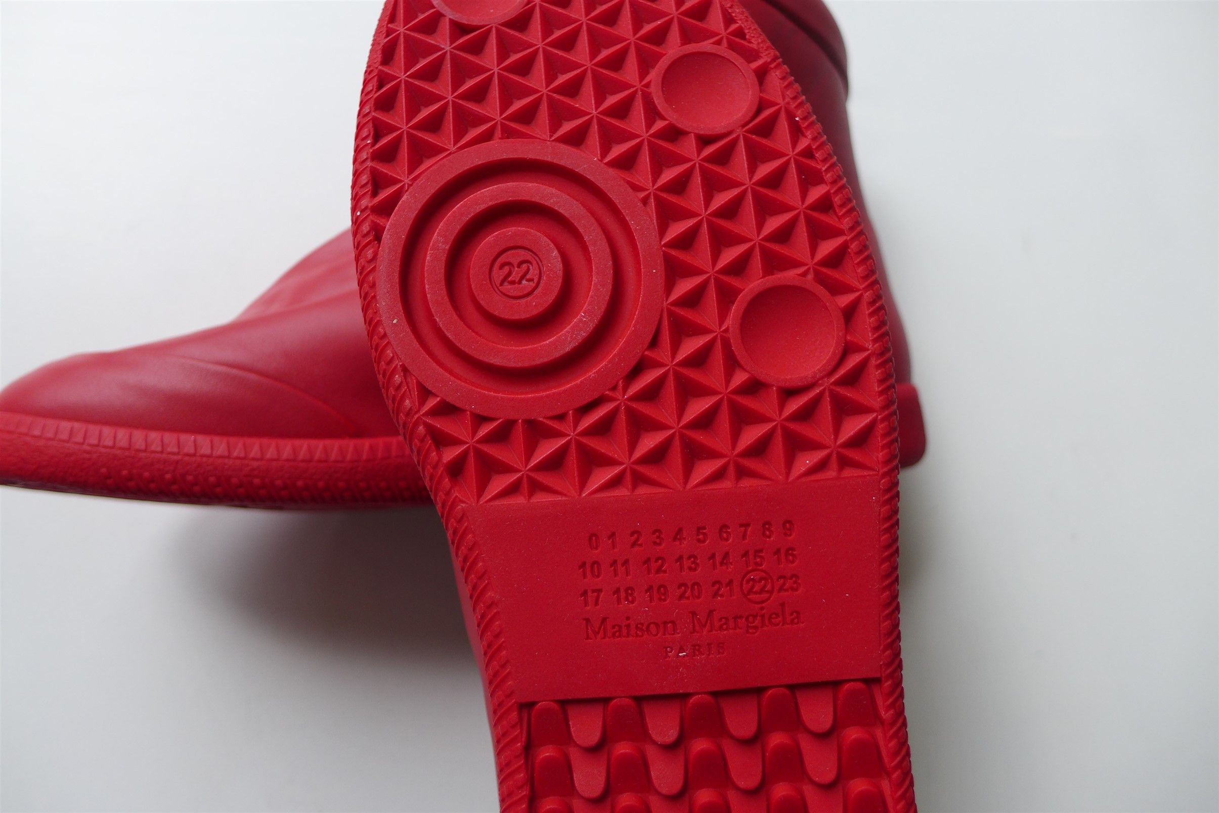 Maison Margiela Margiela Future High Sneakers - Red Leather Size US 8 / EU 41 - 16 Thumbnail