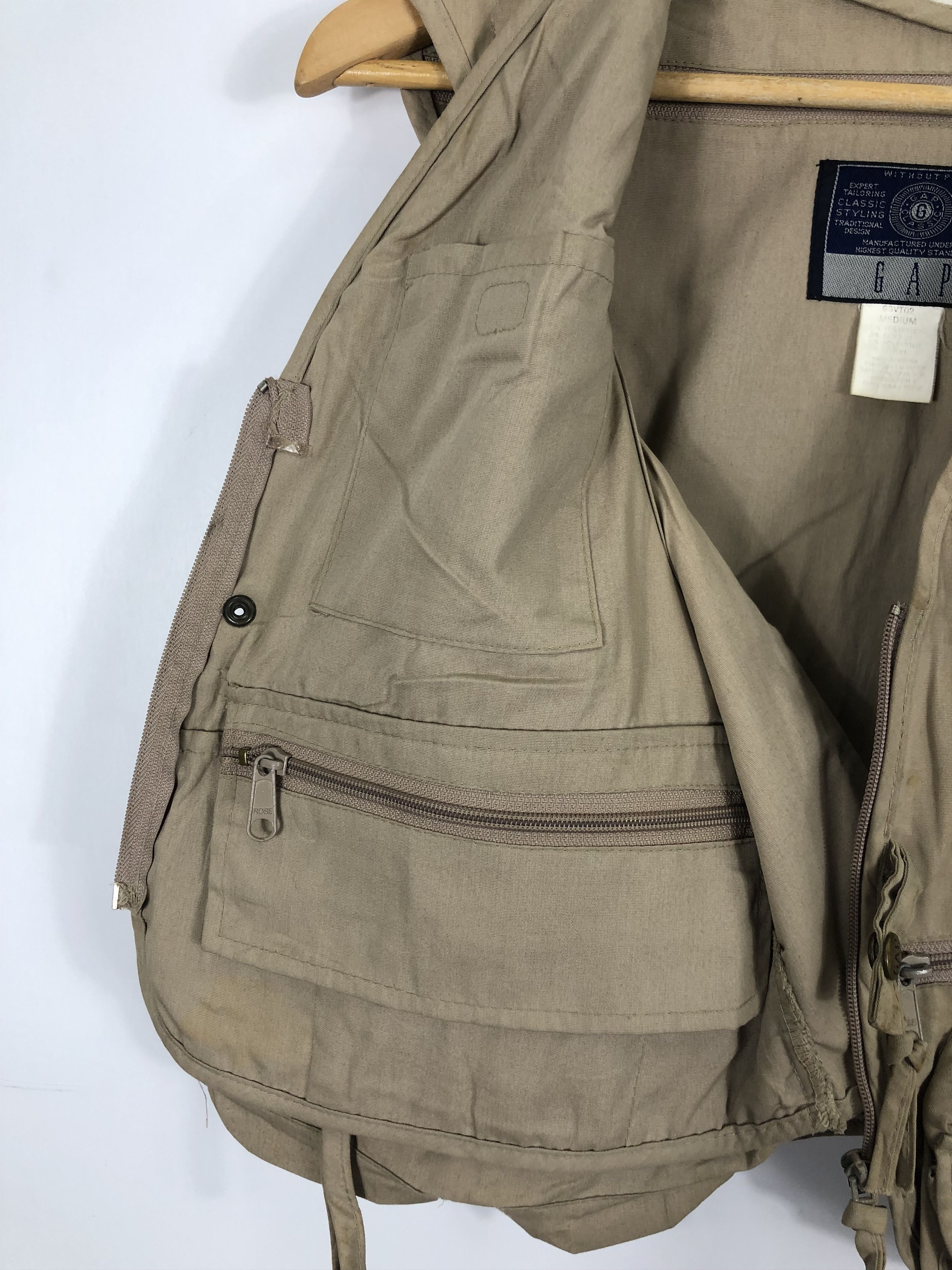 Gap GAP Tactical Vest Multipocket Outdoor Fishing Vest J0457 Size US M / EU 48-50 / 2 - 9 Thumbnail