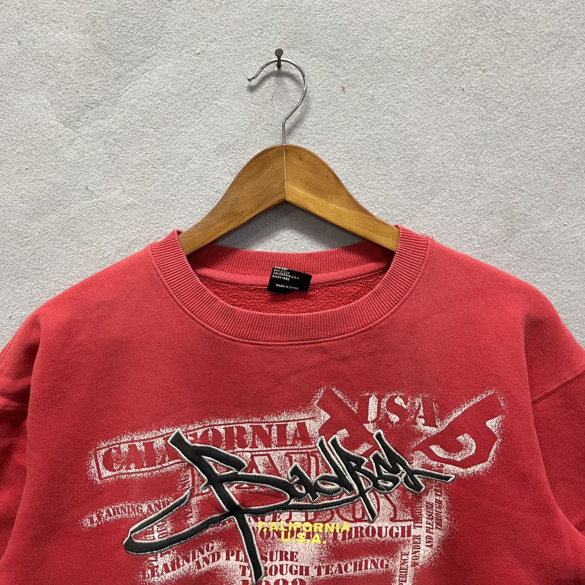 Vintage Bad Boy California USA Crewneck Sweatshirt – Red (L) Size US L / EU 52-54 / 3 - 2 Thumbnail