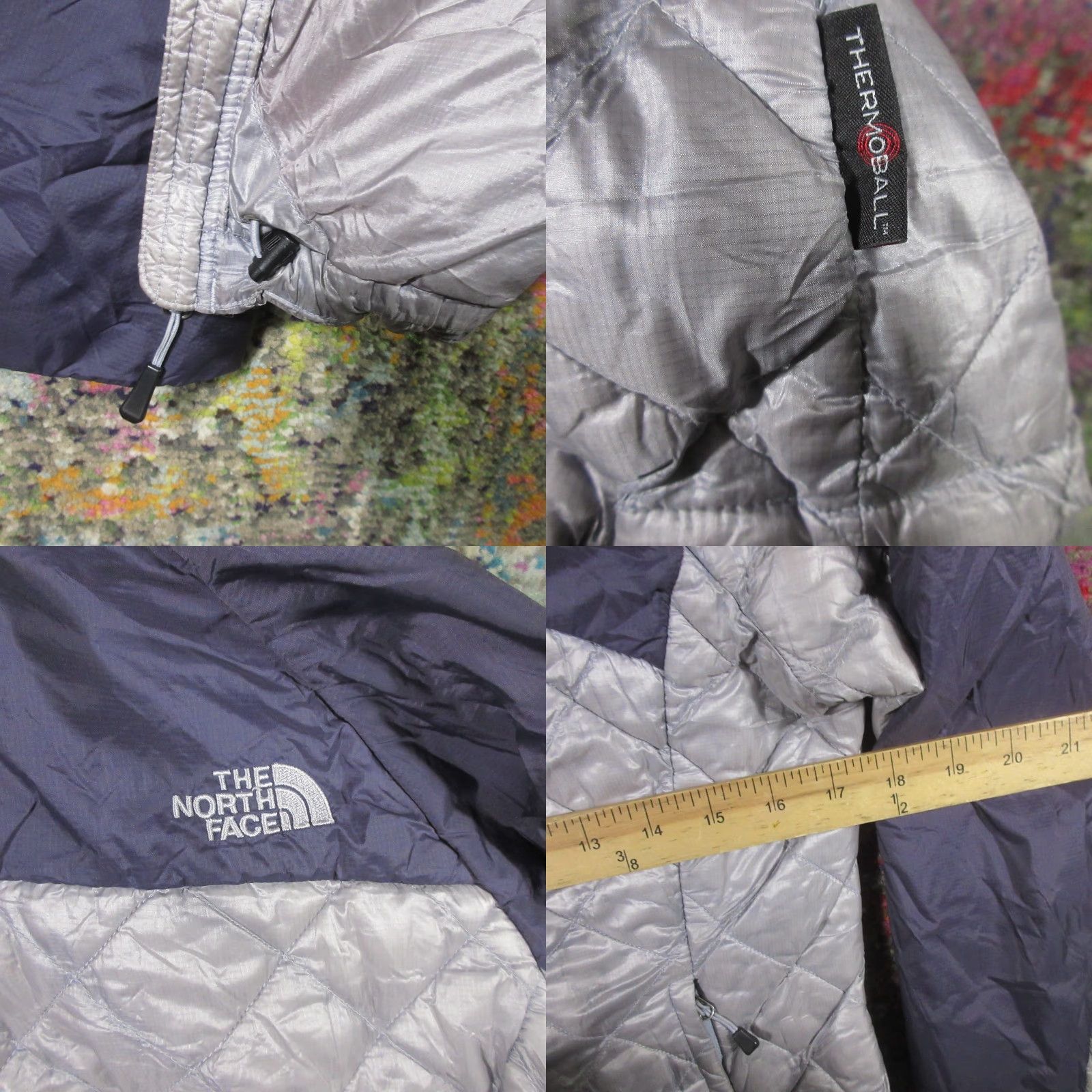 The North Face The North Face ThermoBall Puffer Jacket Coat Women S Light Silver Primaloft Size S / US 4 / IT 40 - 8 Thumbnail