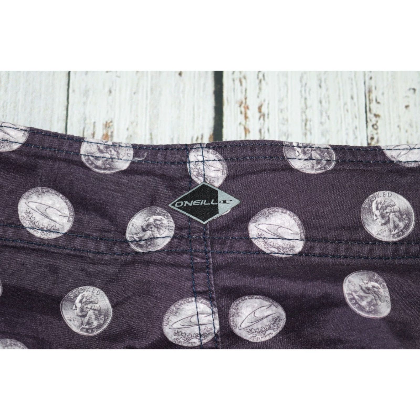 O'Neill O'Neill Hyperfreak BPARD Shorts Mens SZ 32 Red USA Independence Day 4th Beer Pong Size US 32 / EU 48 - 8 Thumbnail